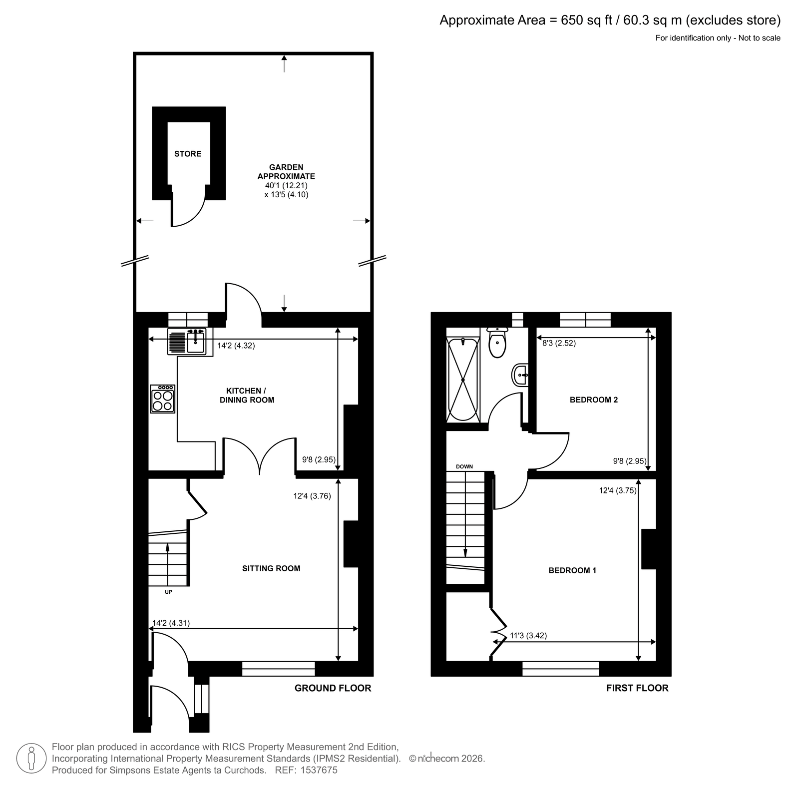 New Road, Hanworth floorplan