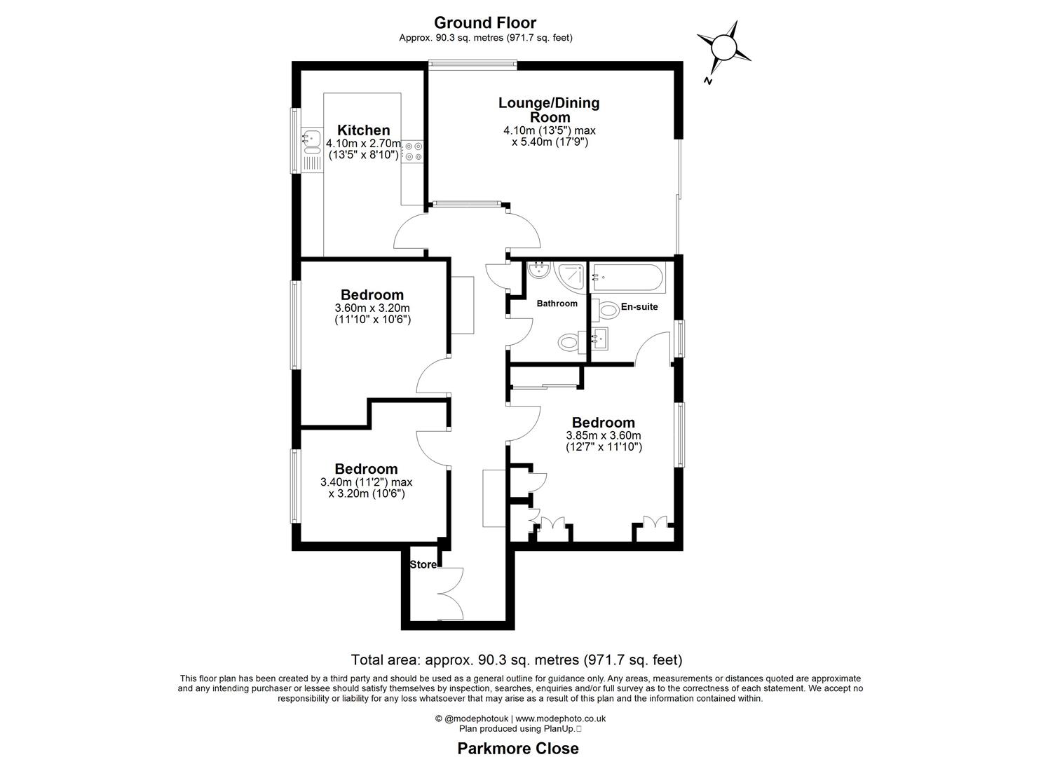 10, Parkmore Close, Woodford Green floorplan