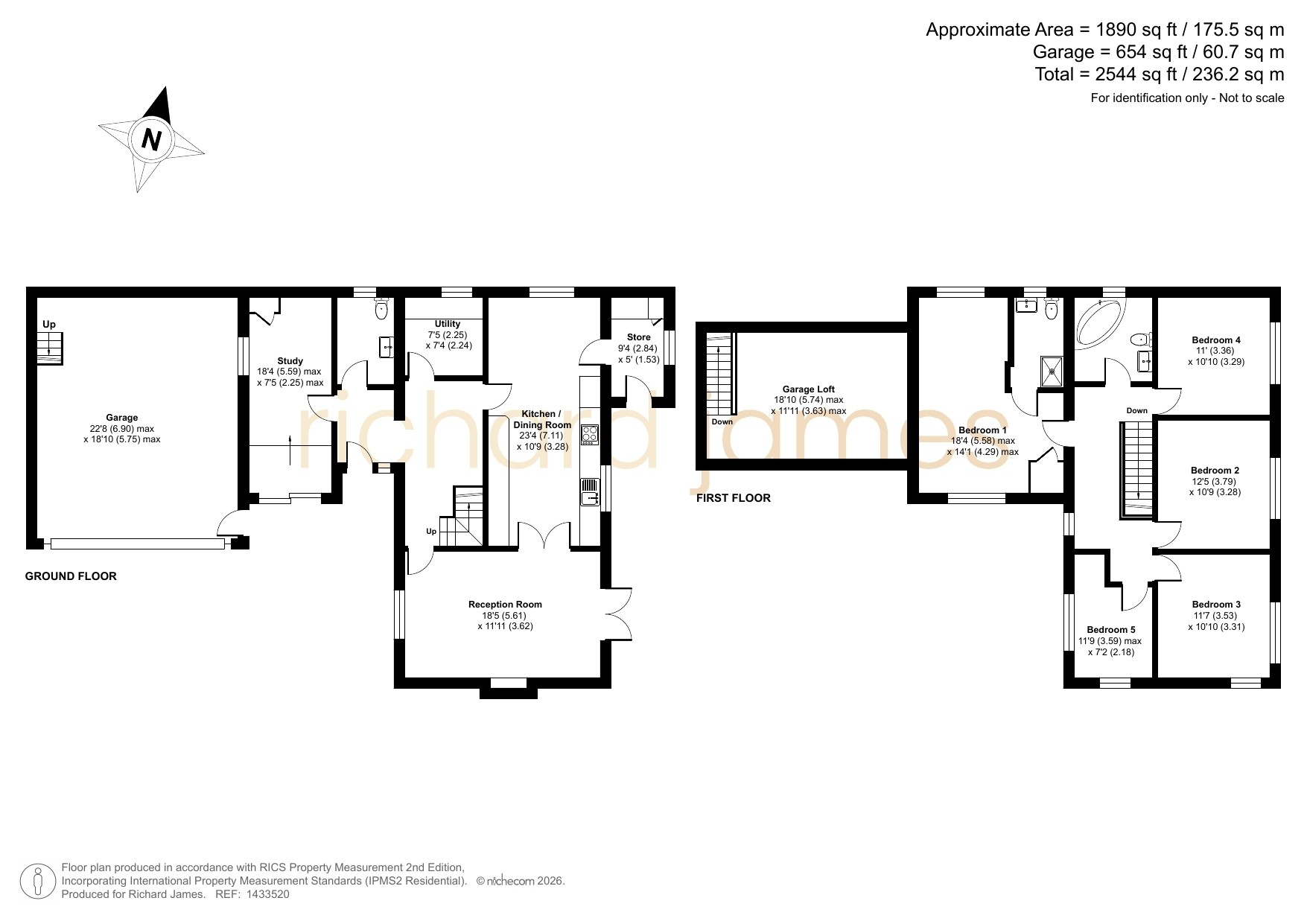 Iona, Stoneover Lane, Royal Wootton Bassett floorplan