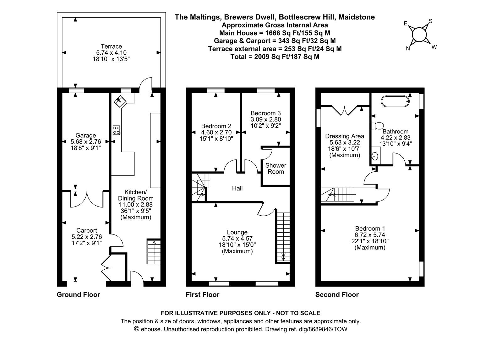 Brewers Dwell, The Maltings, Bottlescrew Hill, Maidstone floorplan