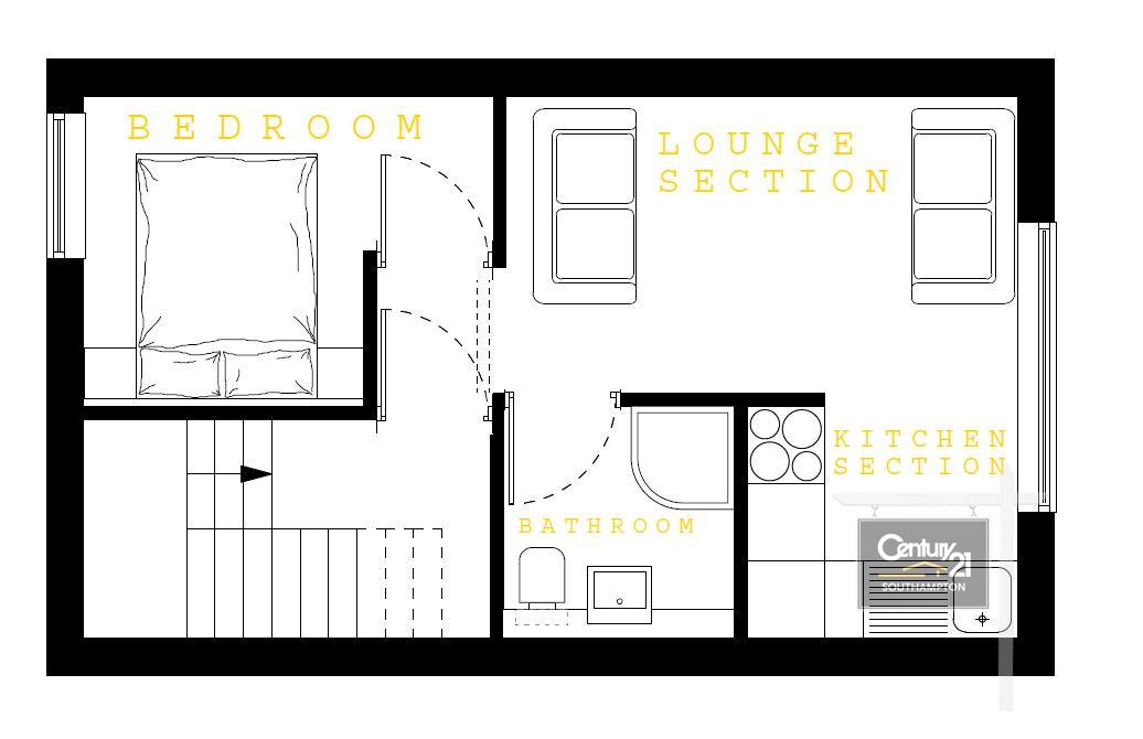 Flat 3,  280, Shirley Road, Southampton floorplan