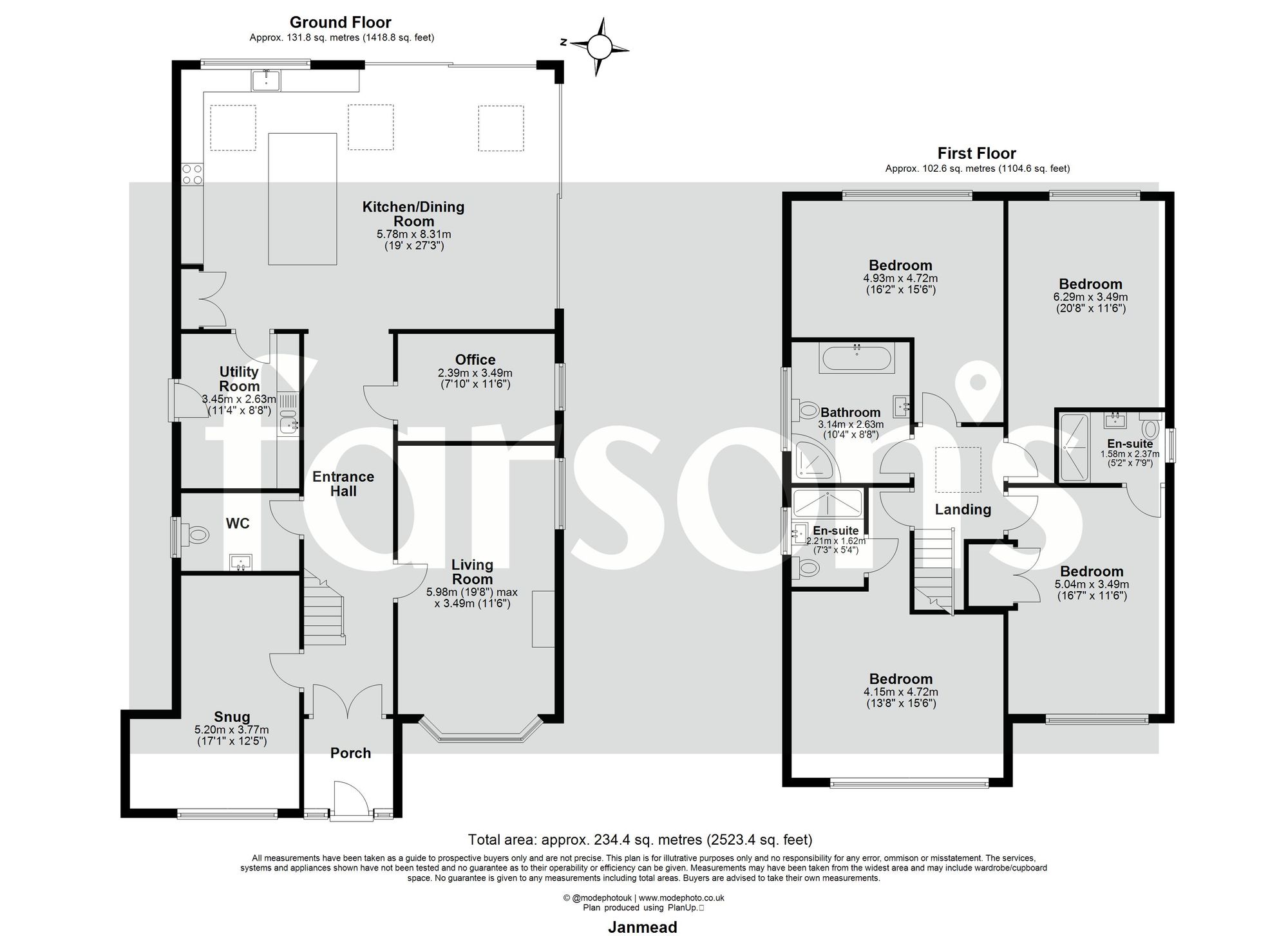 6 Janmead, Brentwood floorplan