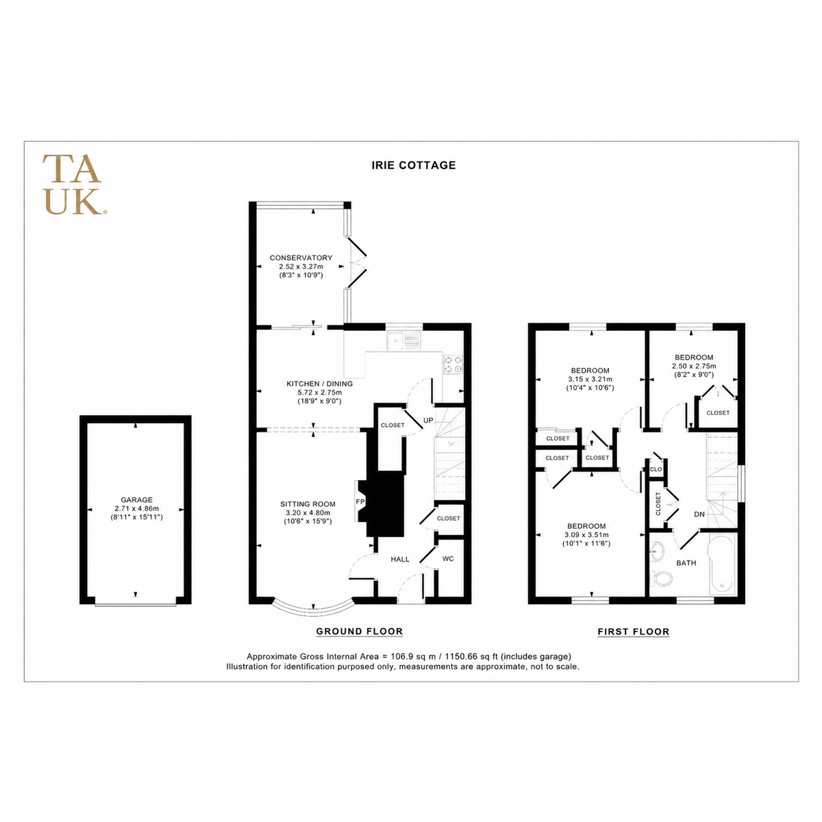 Irie Cottage, Church Road, Scaynes Hill floorplan