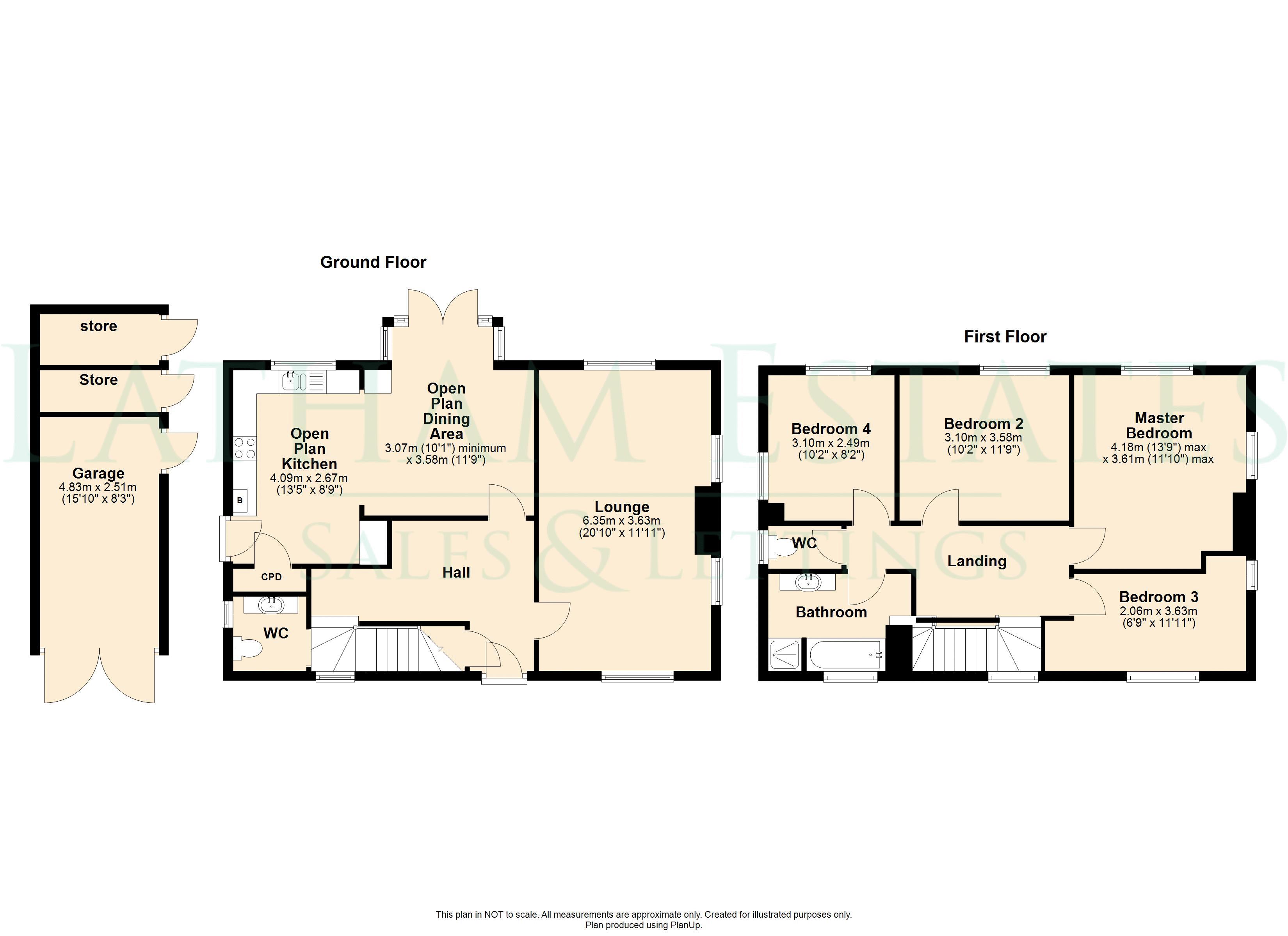 91, West Way, Holmes Chapel floorplan