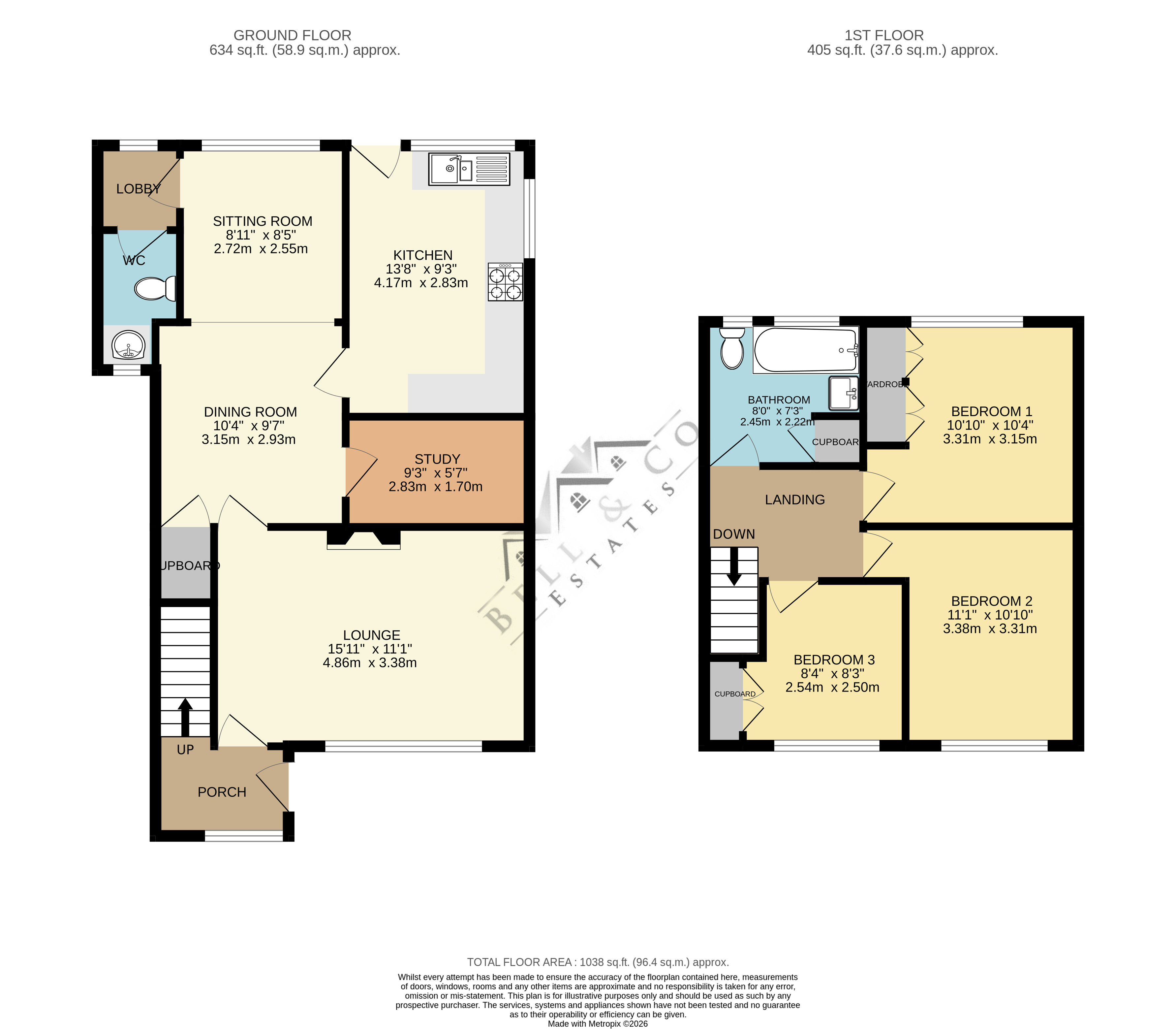3, Wellington Avenue, Sheffield floorplan