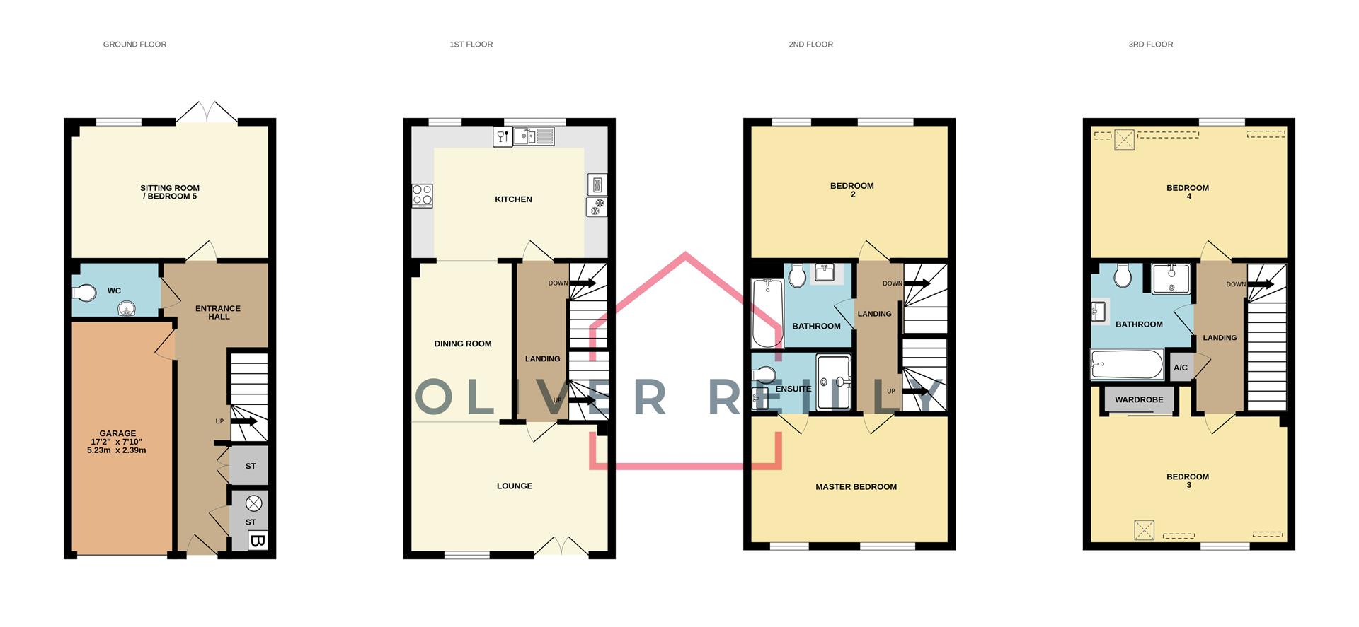 8, Bainbridge Court, Newark floorplan