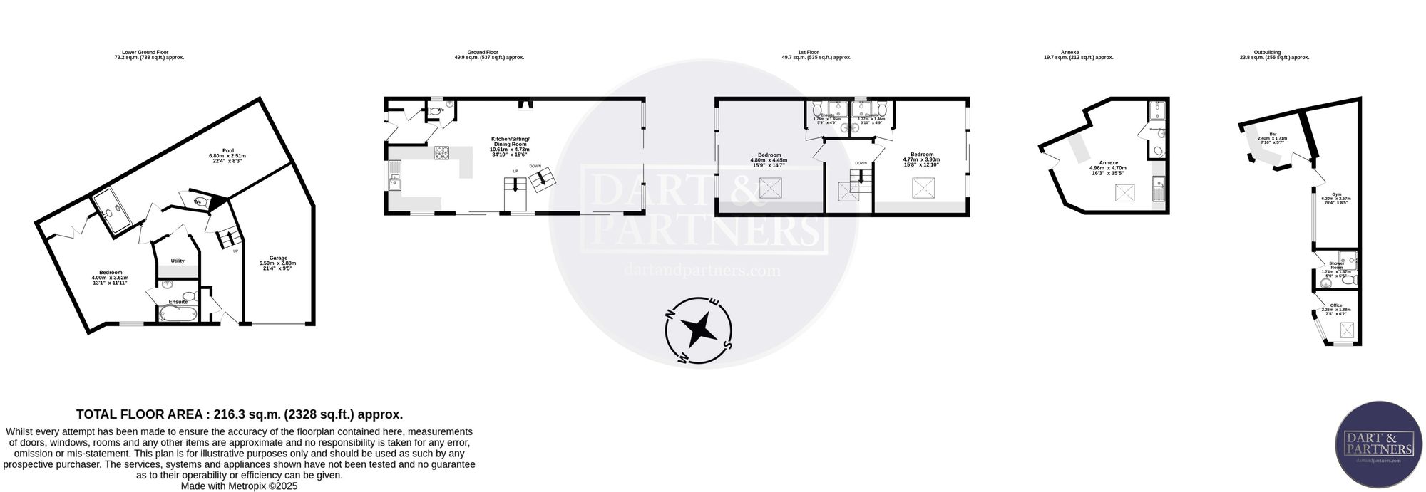 The Black House, 5a Higher Coombe Drive, Teignmouth floorplan