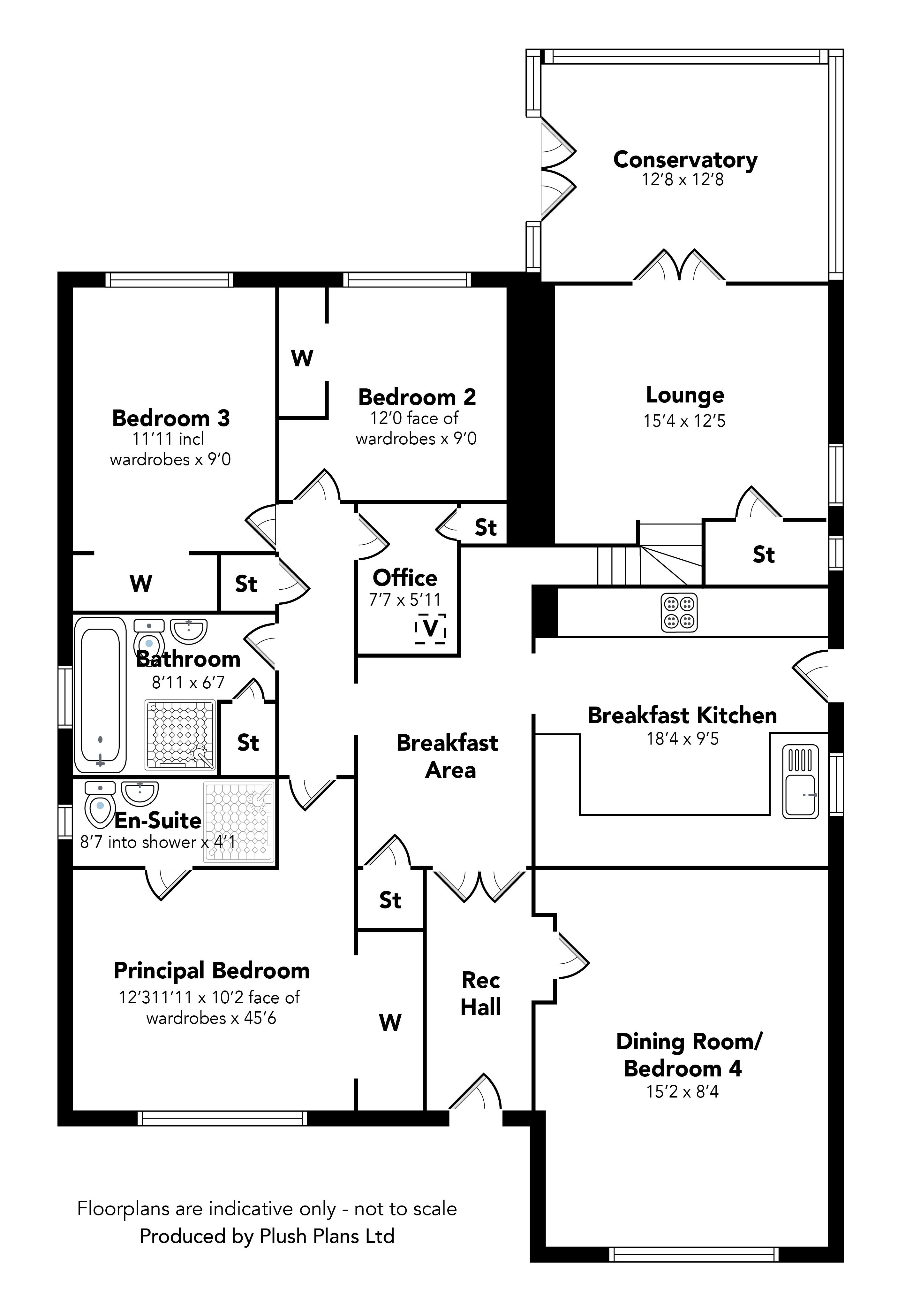 4 Bedrooms Bungalow for sale in St. Fillans Drive, Houston, Johnstone PA6