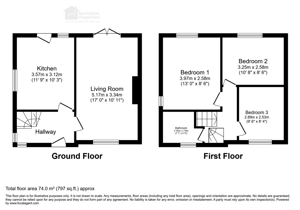 7, Dangerfield Lane, Wednesbury floorplan