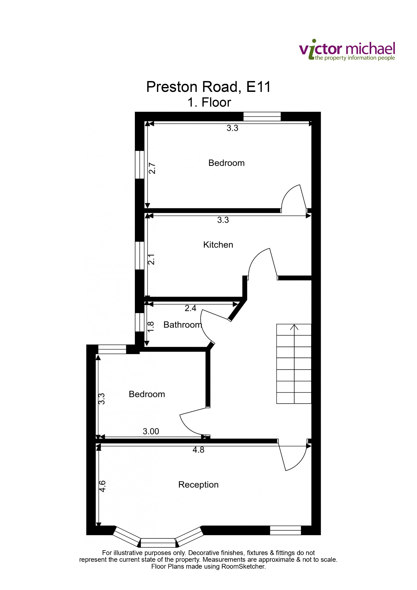 Flat B, 42 Preston Road, Greater London floorplan
