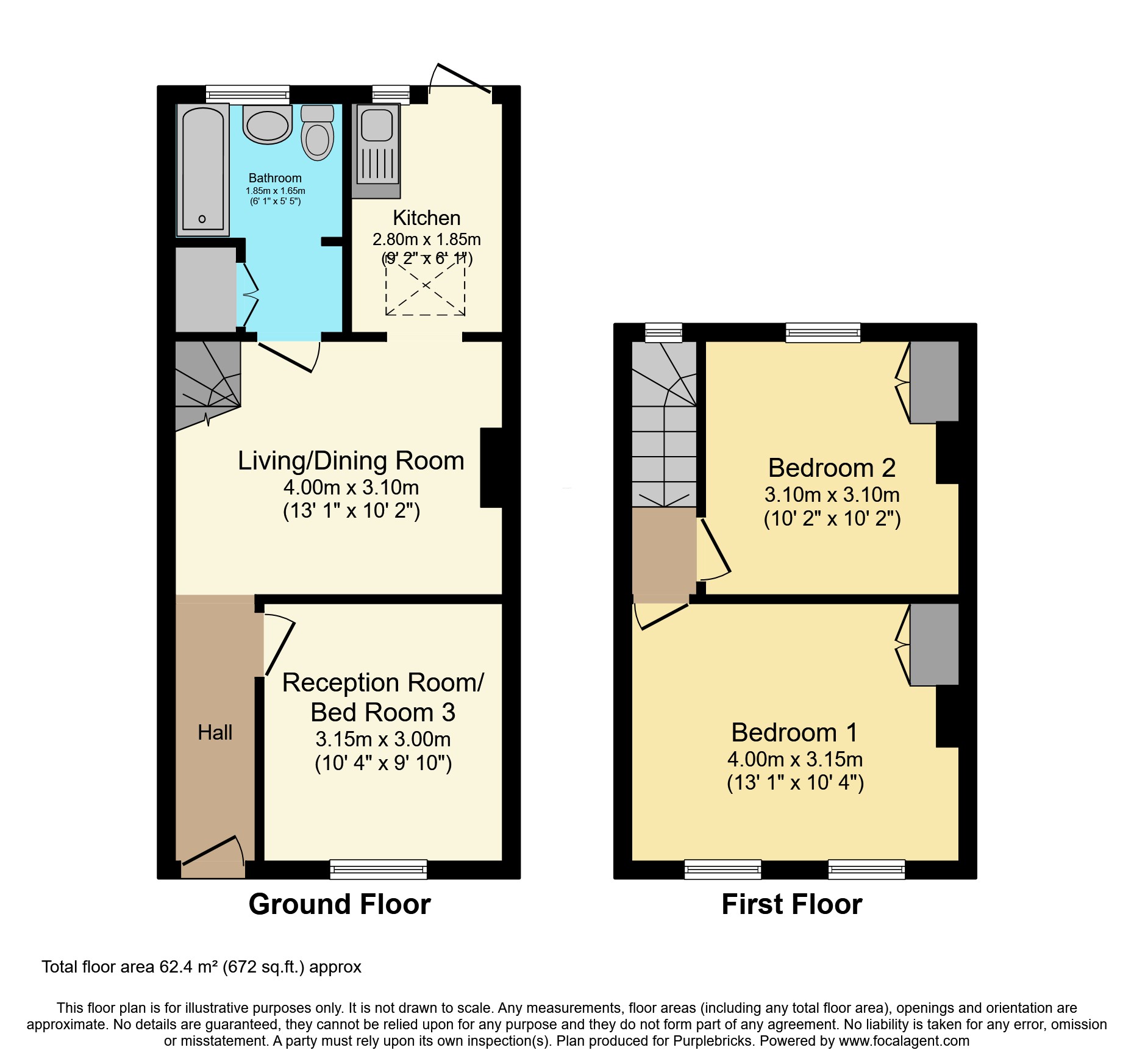 51, Halefield Road, London floorplan