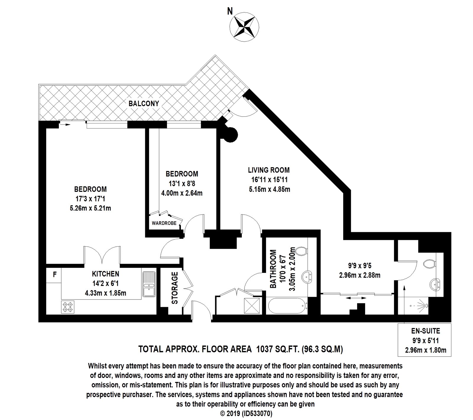 2 Bedrooms Flat for sale in Flagstaff House, St George Wharf SW8