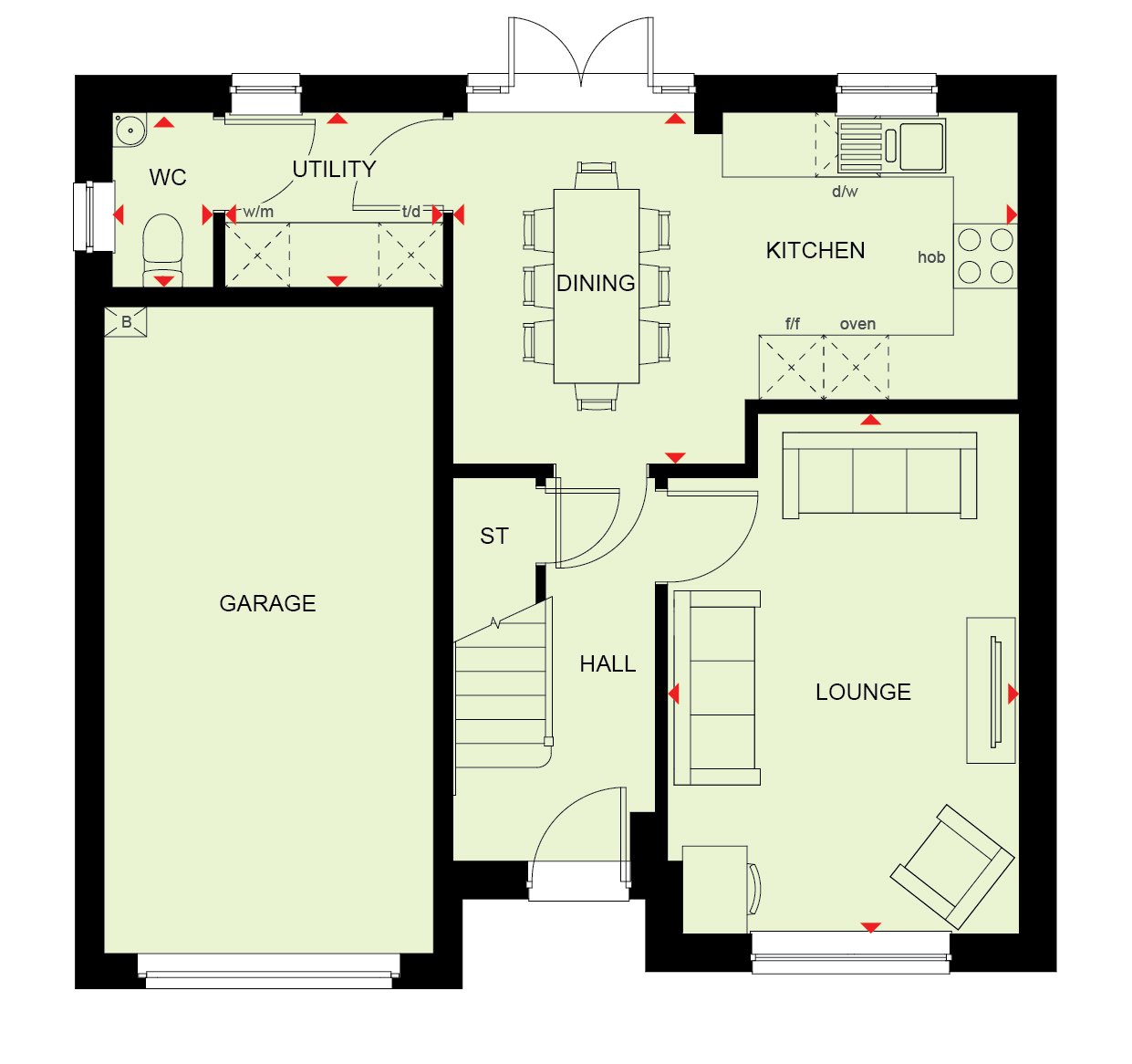 H8174421, Phoenix Way, Fernwood, Newark floorplan