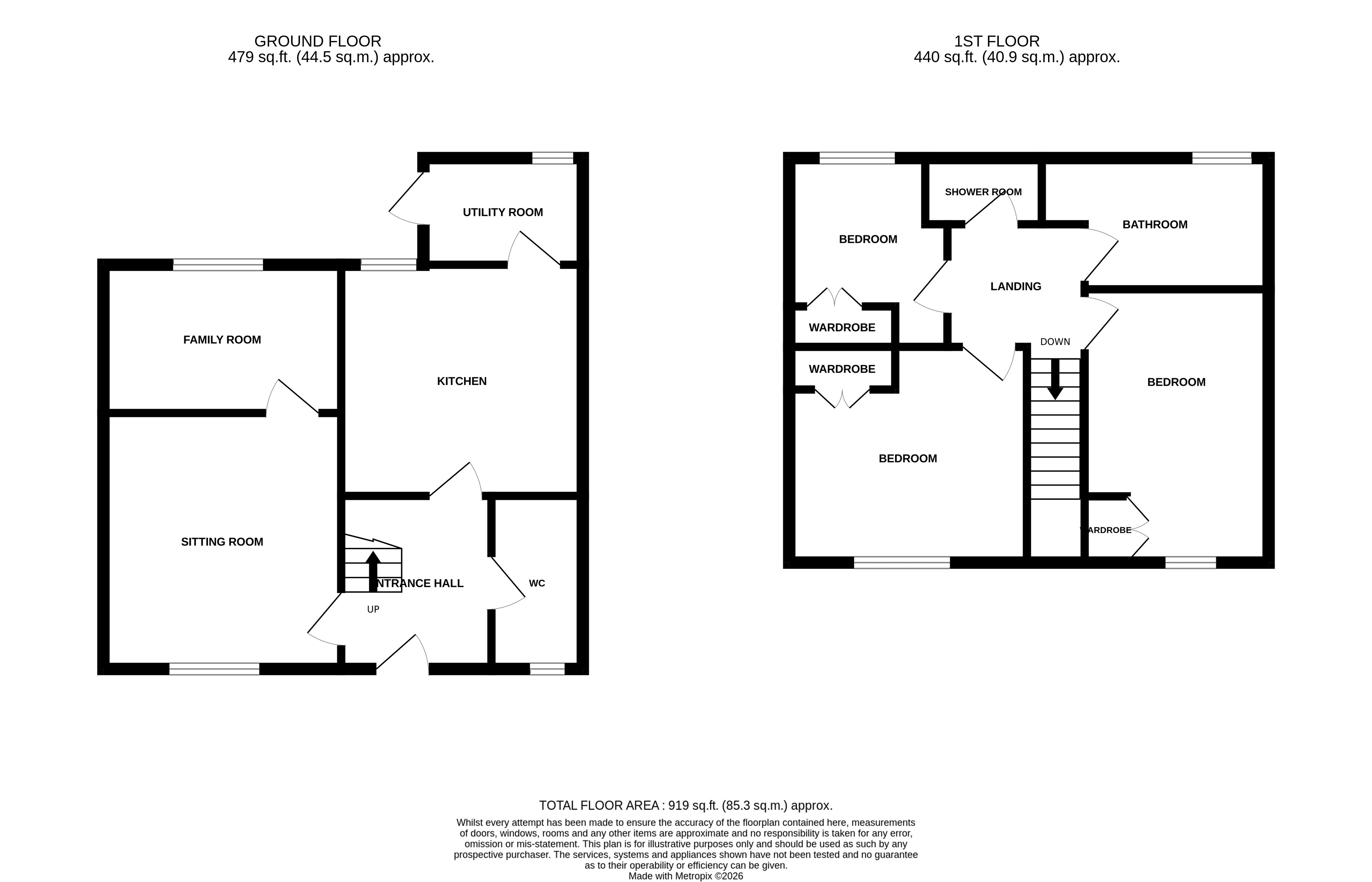 46, Webster Avenue, Kenilworth floorplan