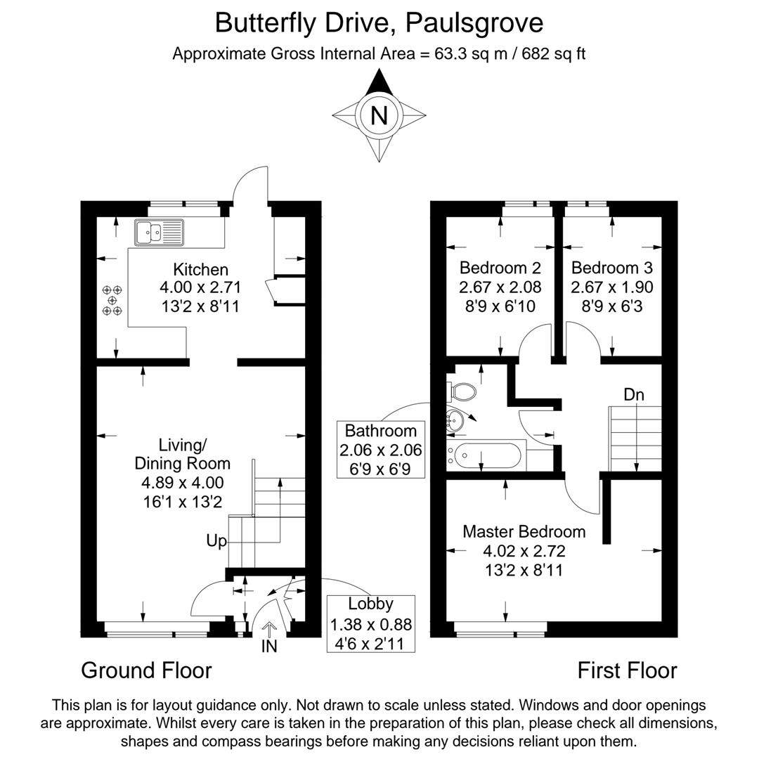 14, Butterfly Drive, Portsmouth floorplan