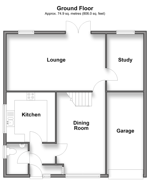 The Old Yews, Longfield floorplan
