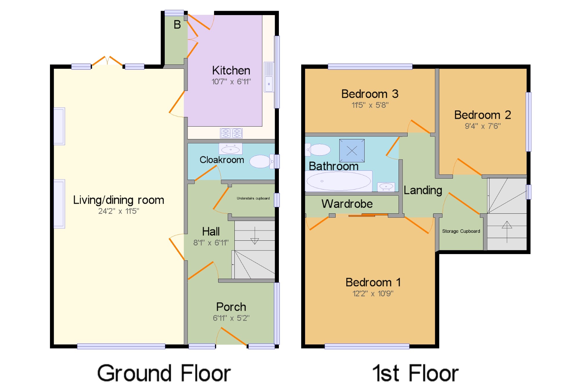 3 Bedrooms Semi-detached house for sale in Brook Road, Merstham, Surrey RH1