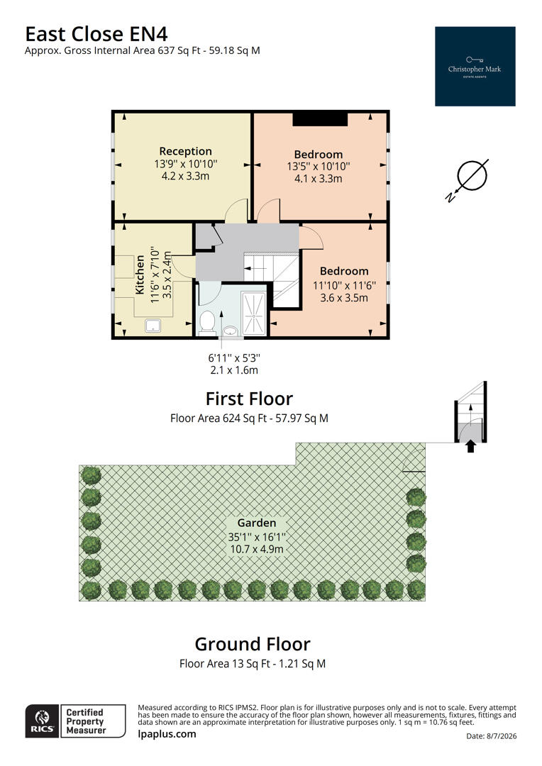 5, East Close, Enfield floorplan