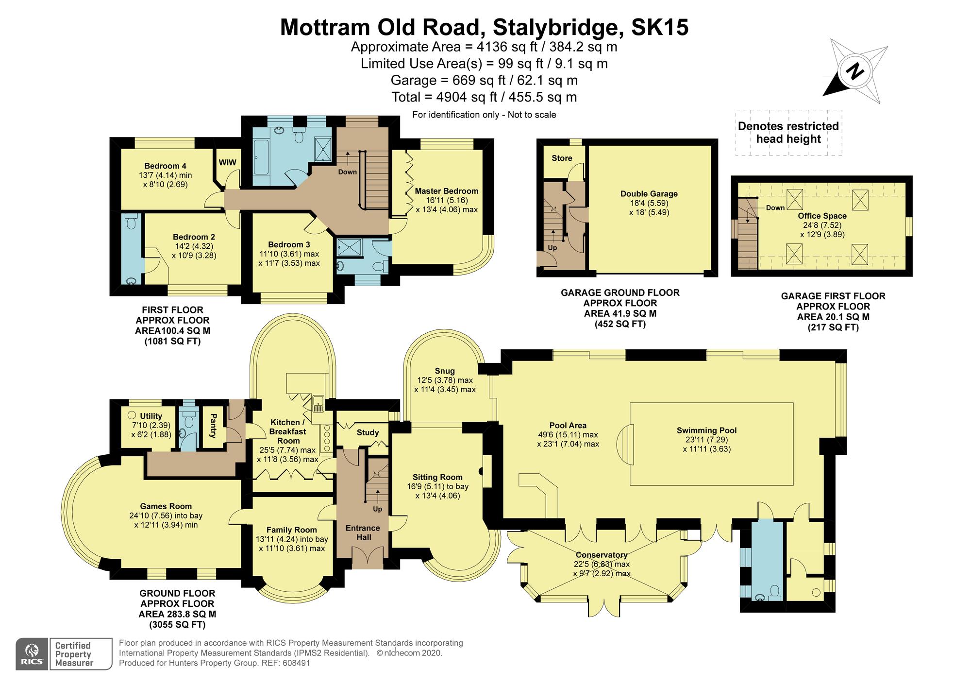 Mottram Old Road, Stalybridge, Cheshire SK15, 4 bedroom detached house