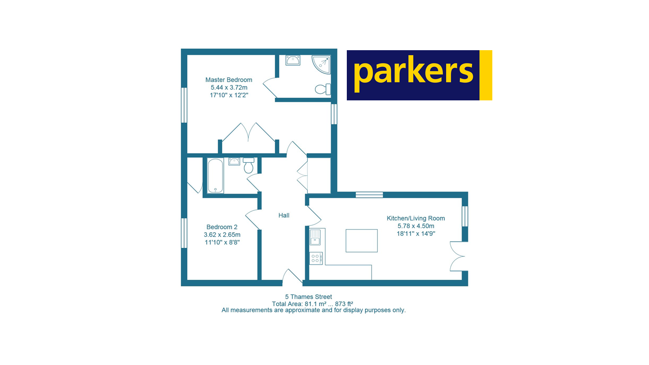 Flat 3, 5, Thames Street, Eynsham floorplan