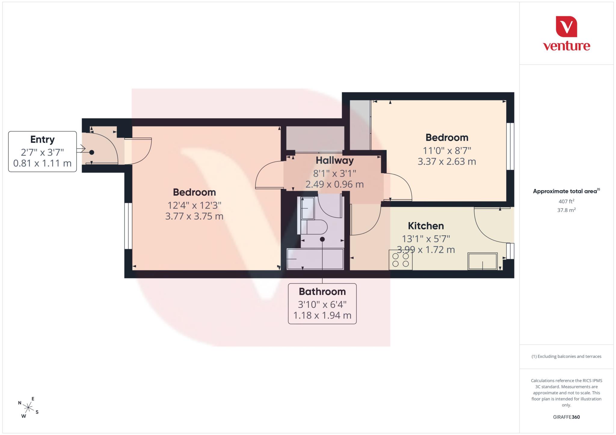 70, Gilderdale, Luton floorplan
