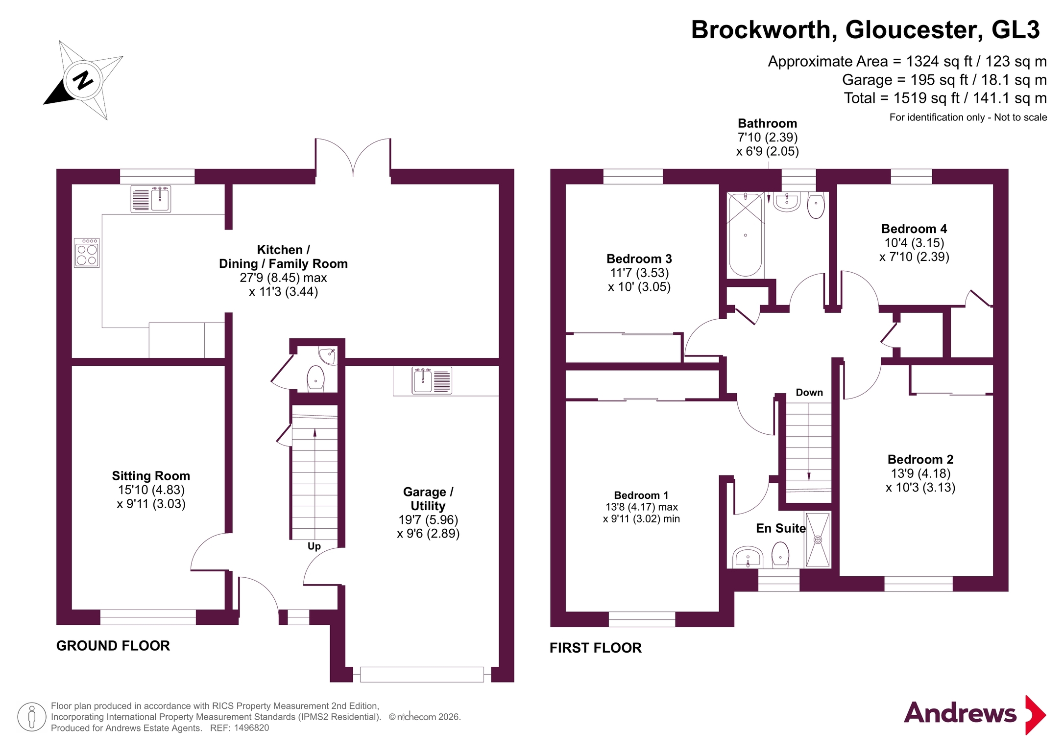 1, Snowdrop Drive, Gloucester floorplan