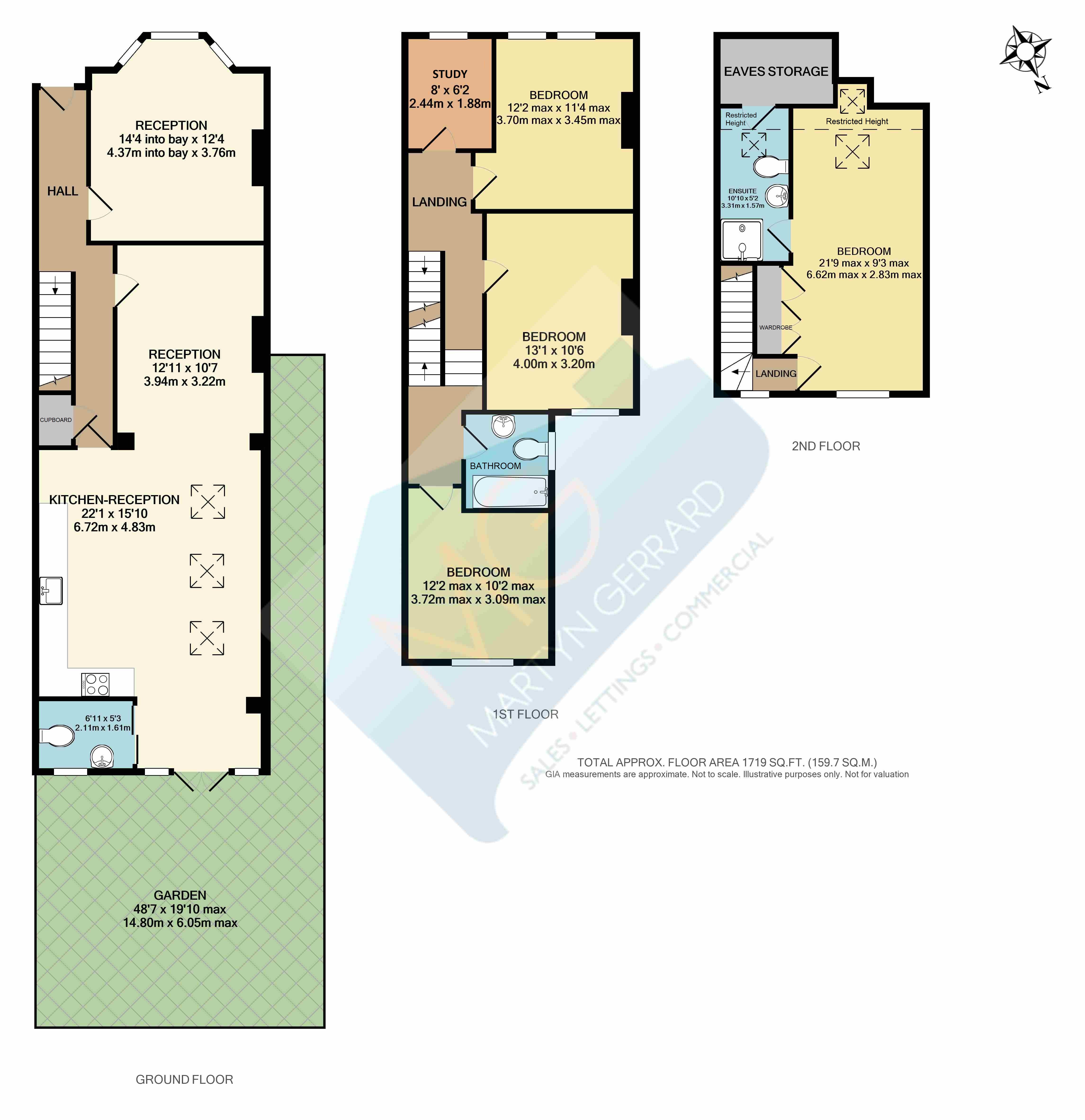 78, Salisbury Road, Barnet floorplan