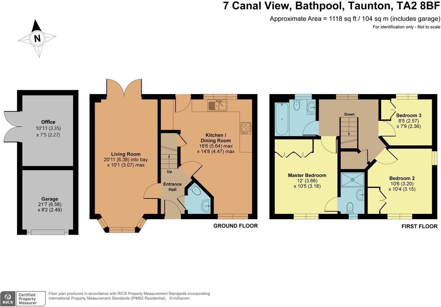 Canal View, Taunton floorplan