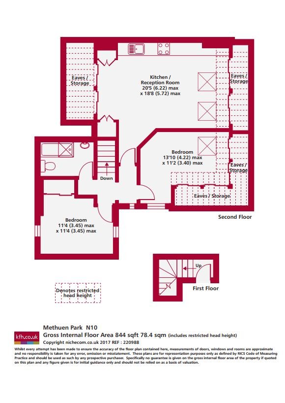 Methuen Park, London floorplan