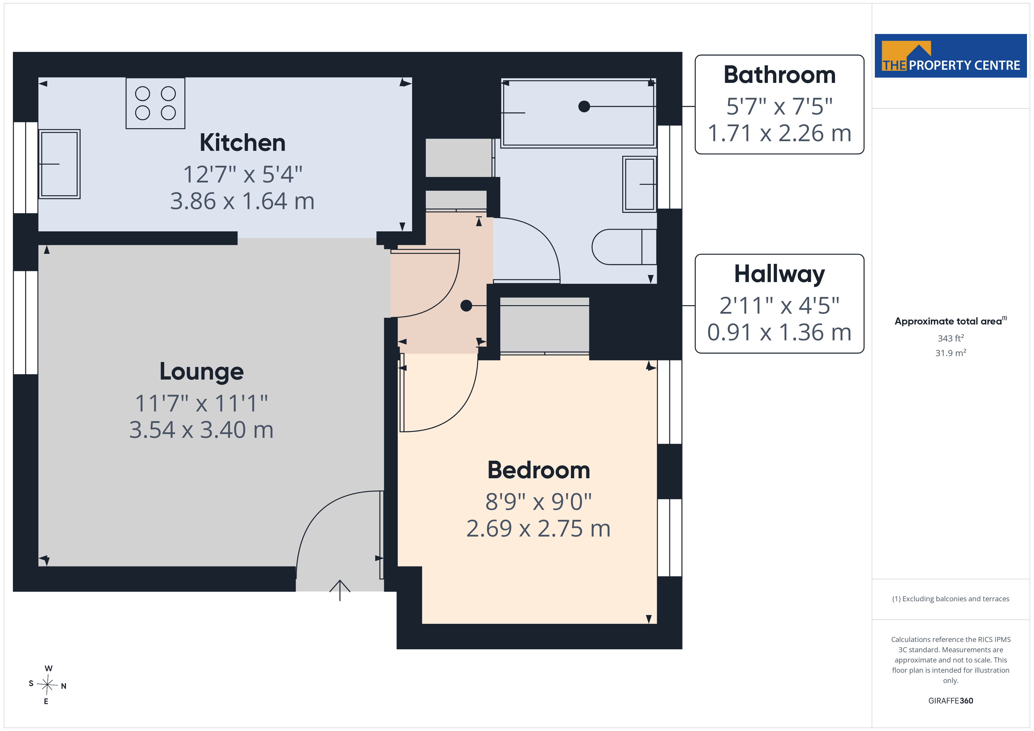 2, Hamble Close, Worcestershire floorplan