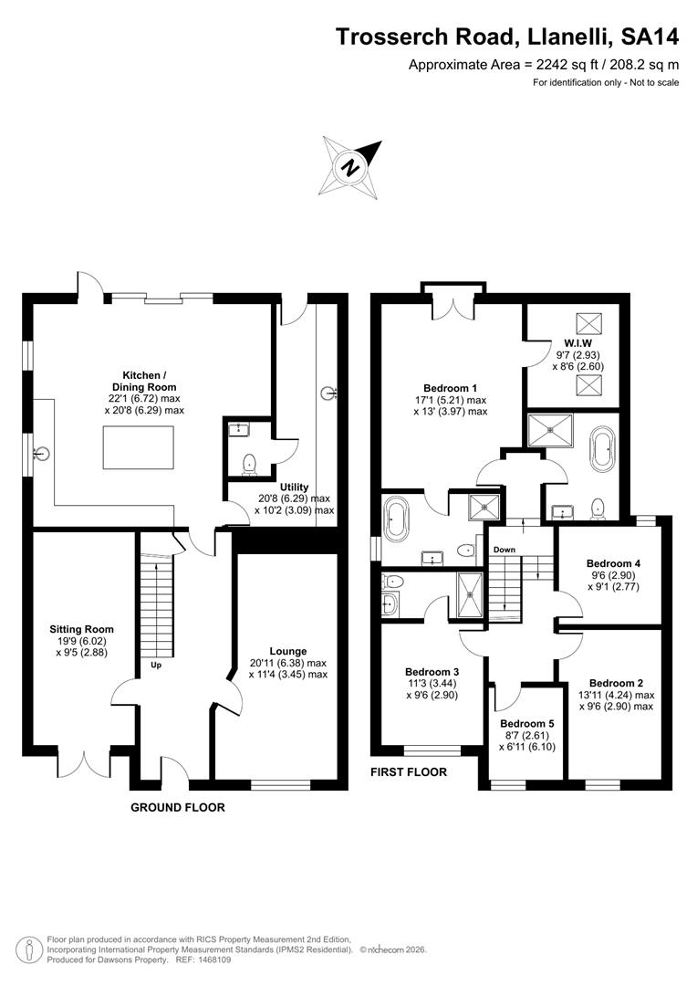 41, Trosserch Road, Llanelli floorplan