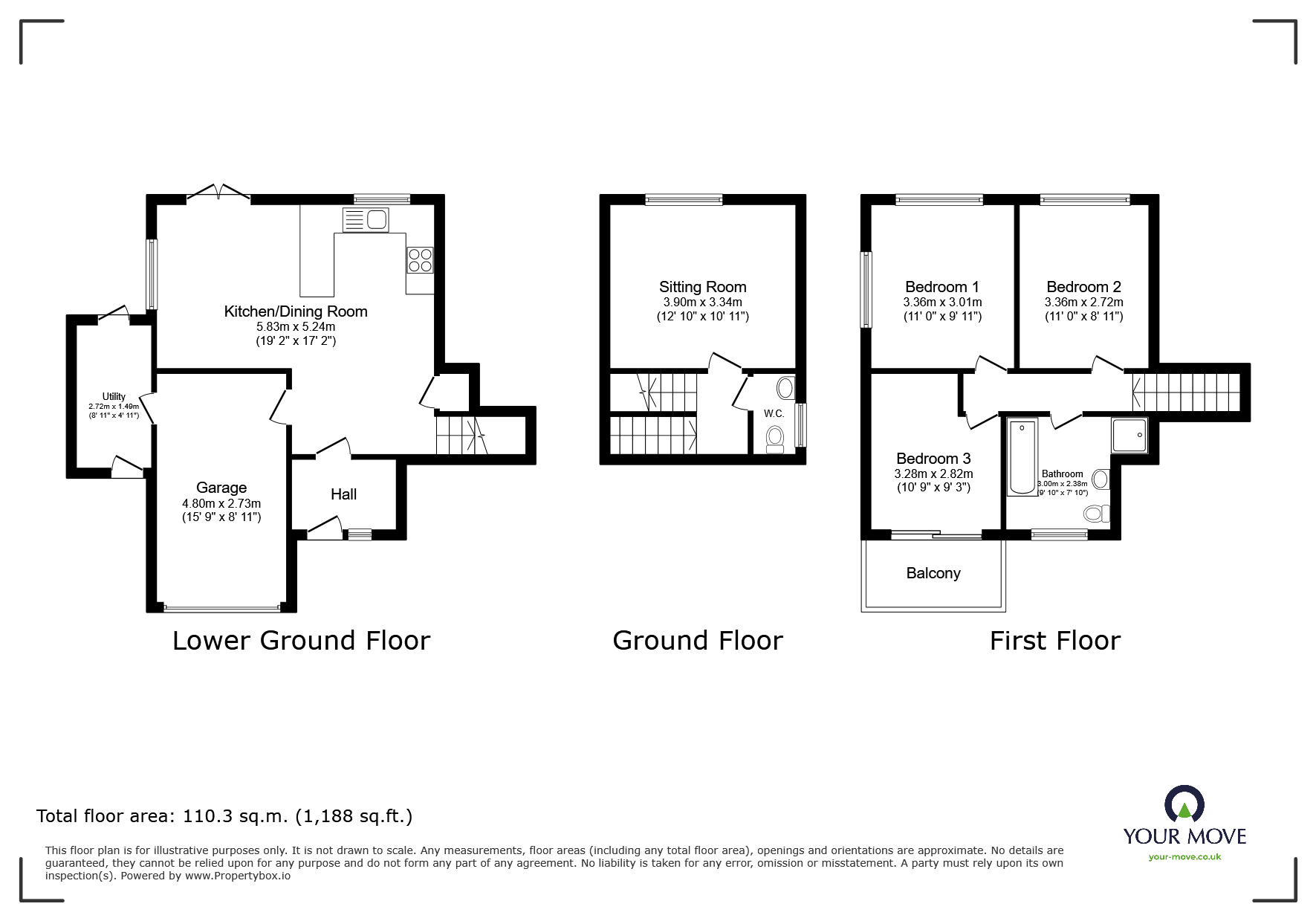 122, Parkside Drive, Devon floorplan
