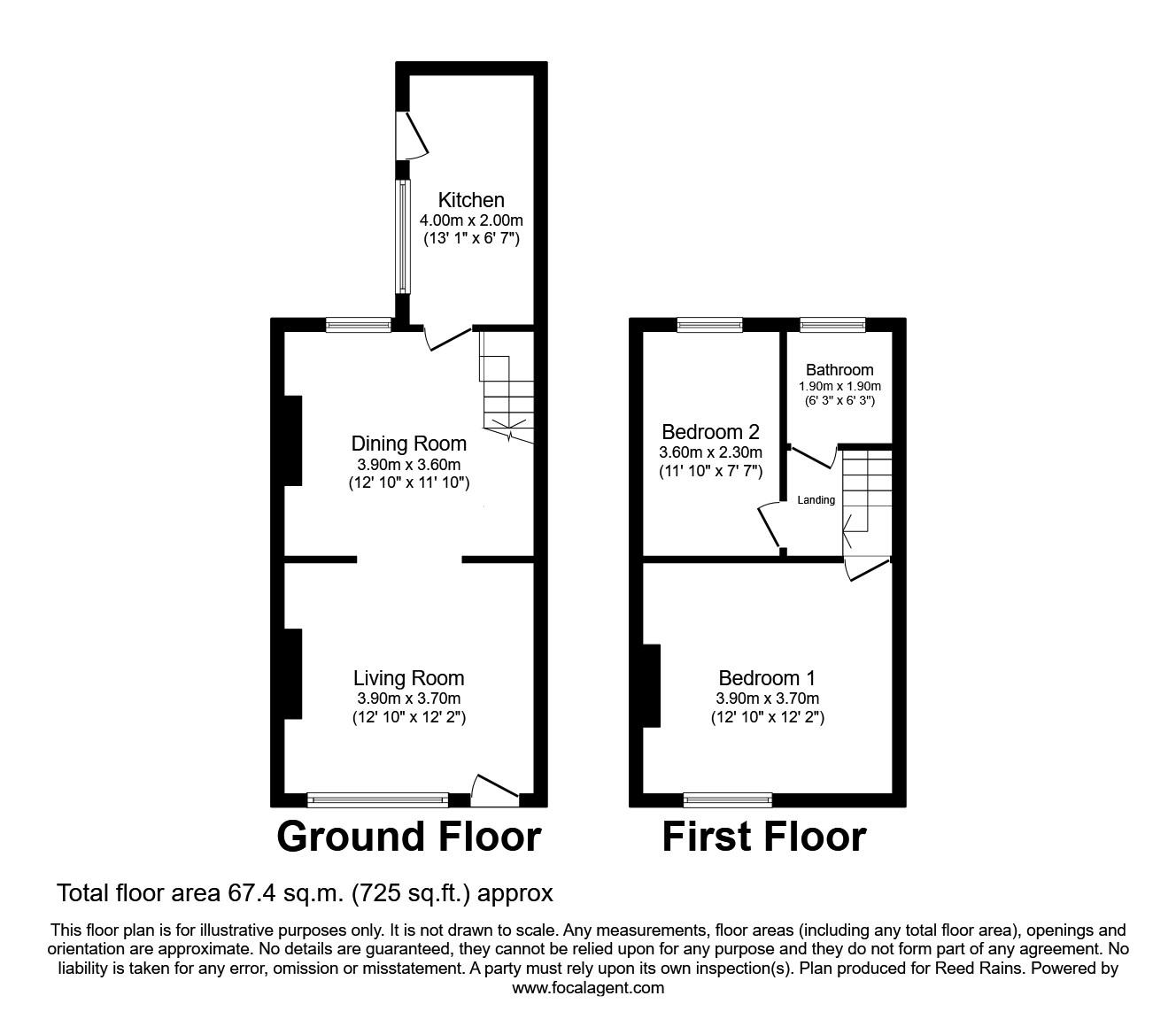 Romney Street, Salford, Greater Manchester M6, 2 bedroom terraced house