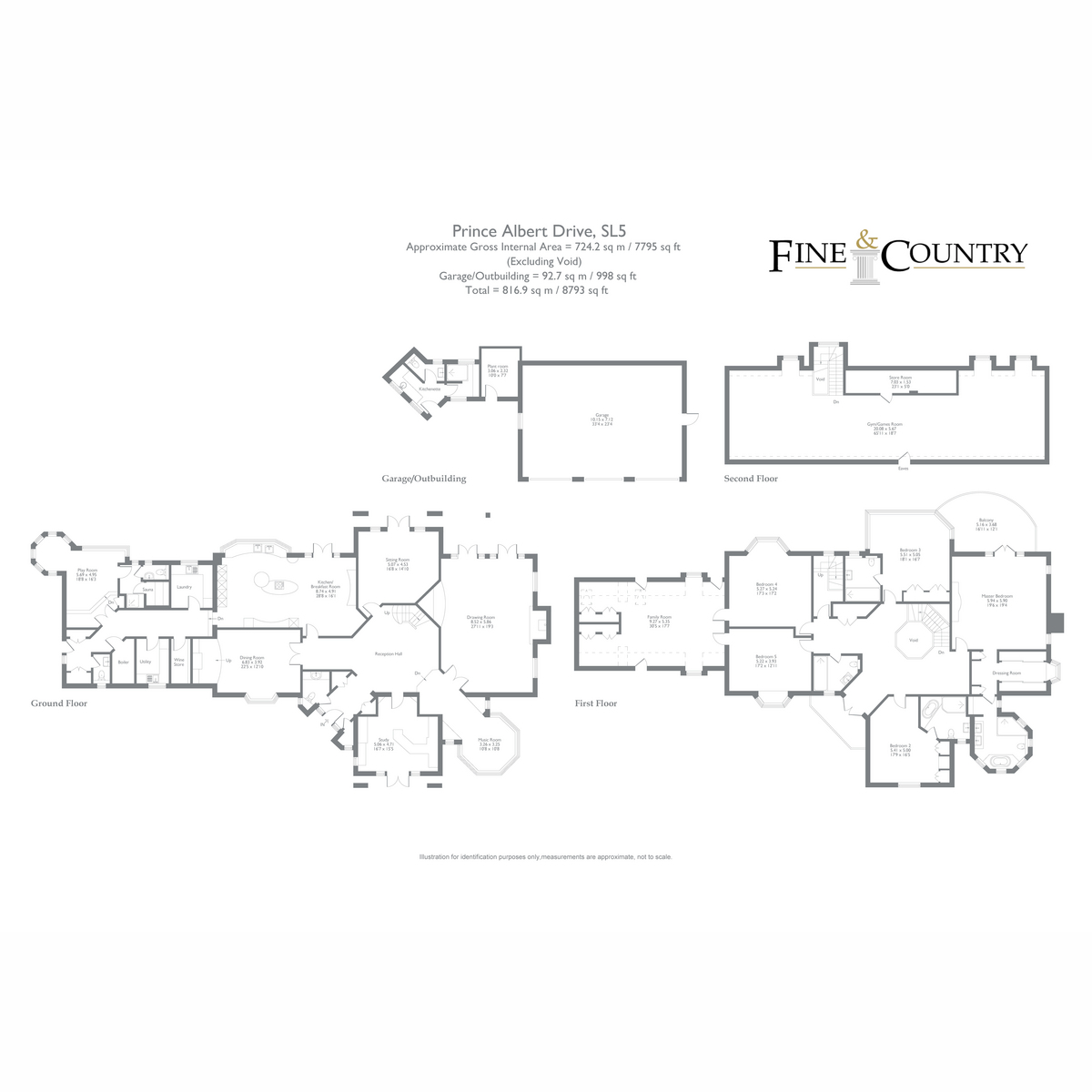 Swinley Court, Prince Albert Drive, Ascot floorplan