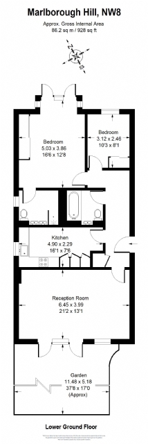 2 Bedrooms Flat to rent in Marlborough Hill, St. John's Wood, London NW8