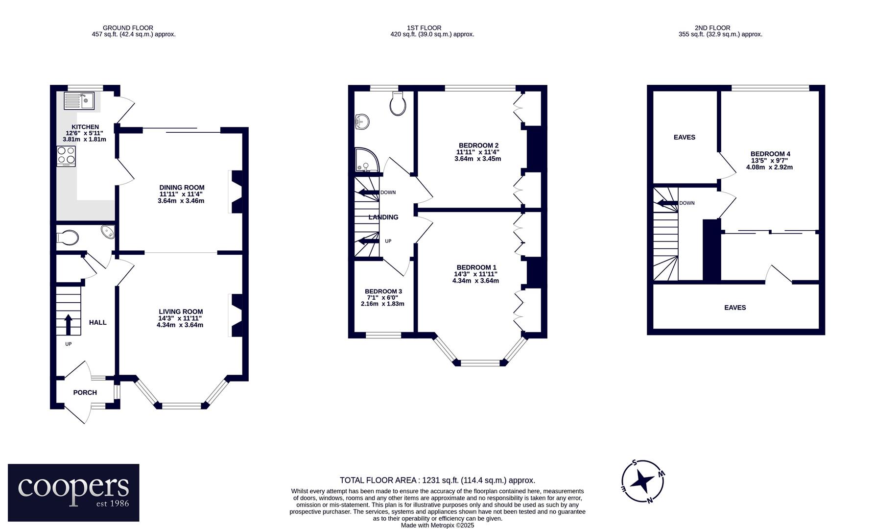 14, Merton Avenue, Hillingdon floorplan