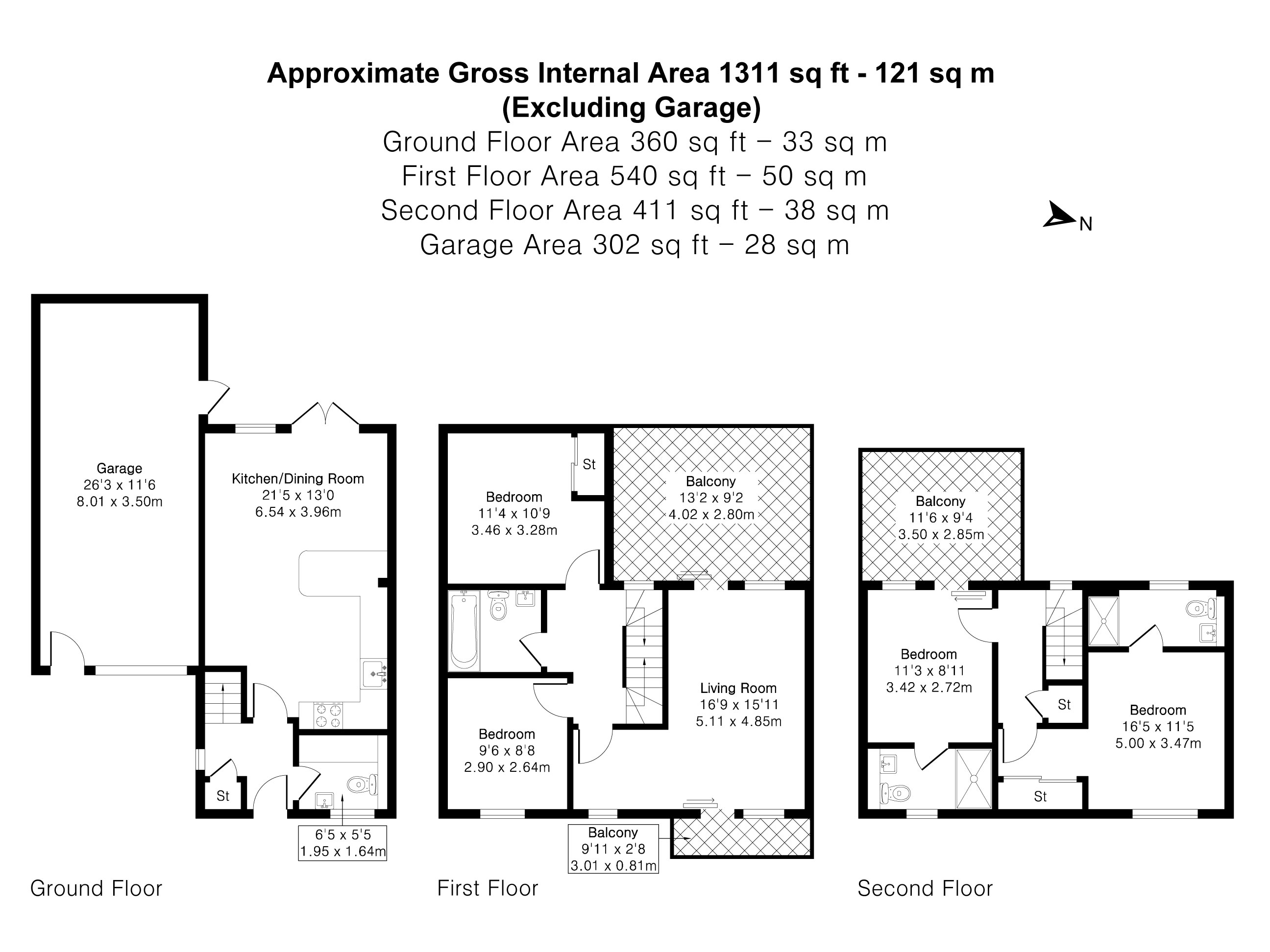 28, Cornwell Road, Cambridge floorplan