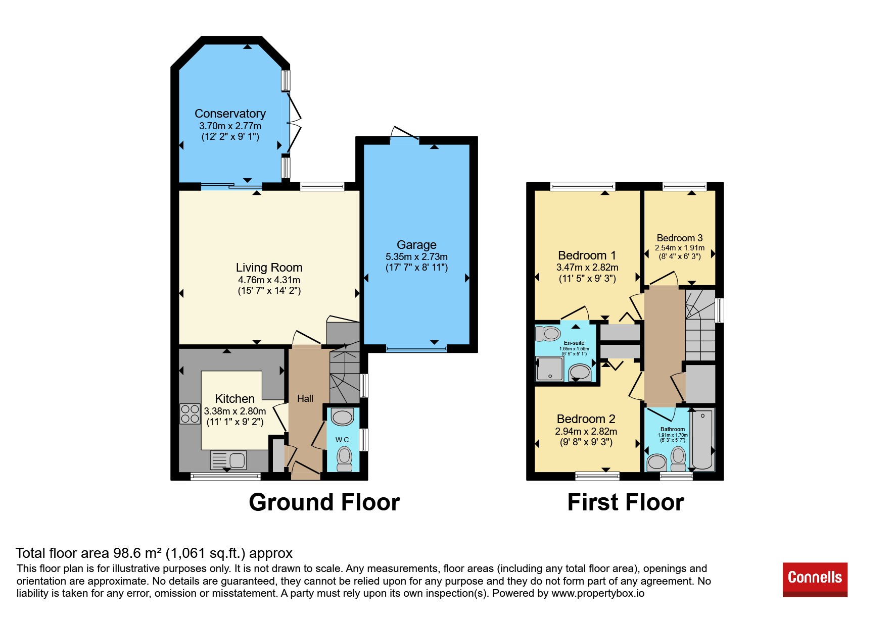 46, Hoskyns Avenue, Worcester floorplan