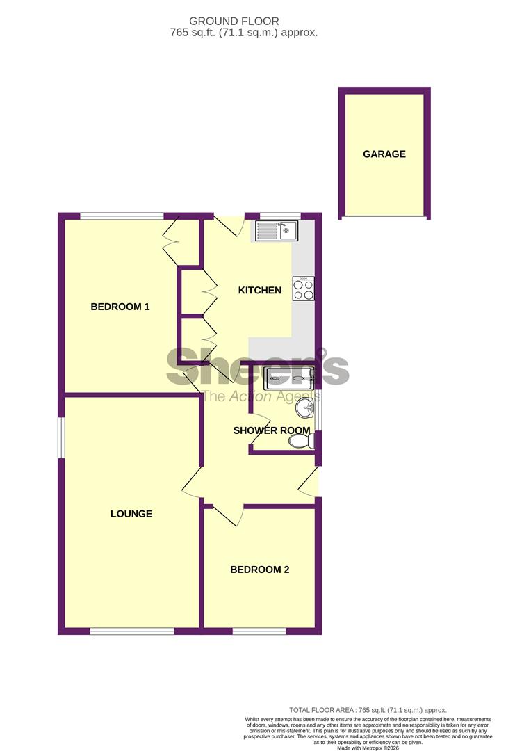 9, Ladbrooke Road, Great Clacton floorplan