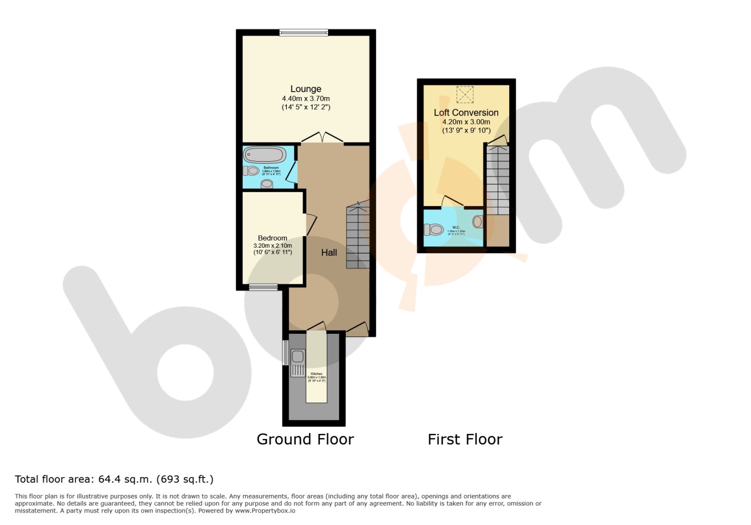 Flat 1/1, 45 Main Road, Beith floorplan
