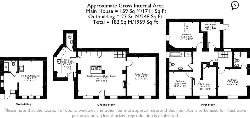 Green Meadow, Symonds Yat, Ross-on-Wye floorplan