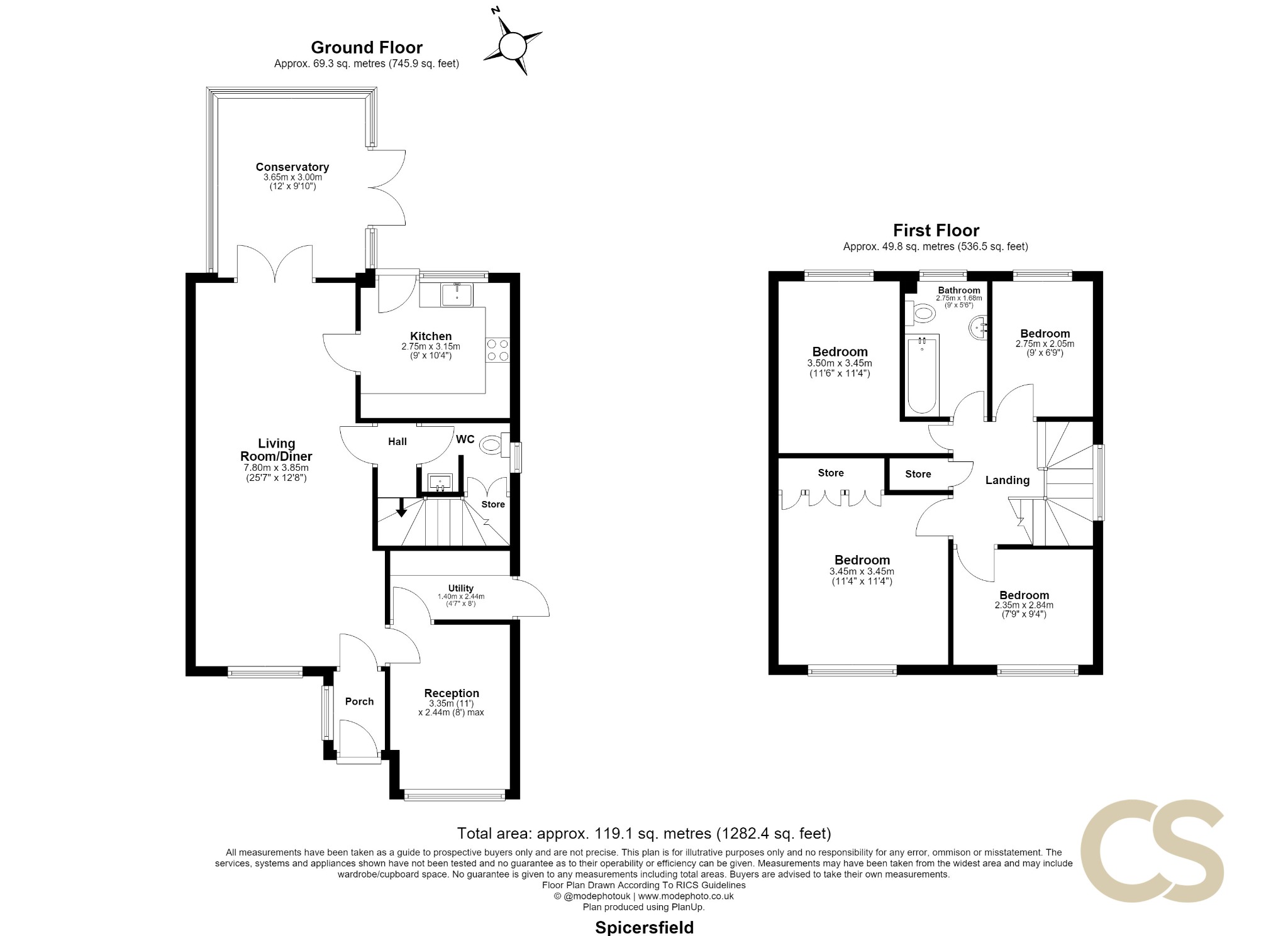 5 Spicersfield, Cheshunt, Hertfordshire floorplan