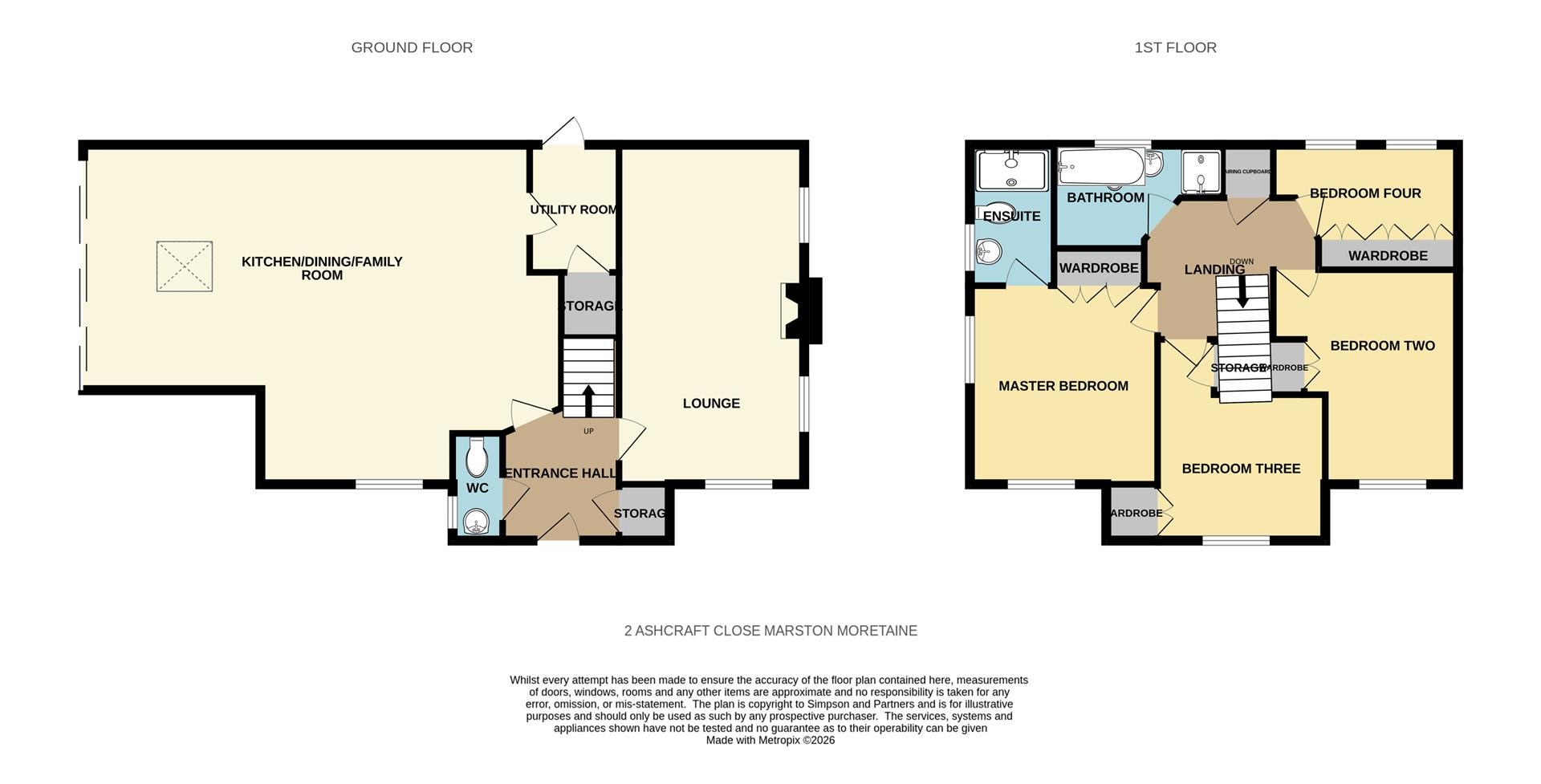 2, Ashcraft Close, Bedford floorplan