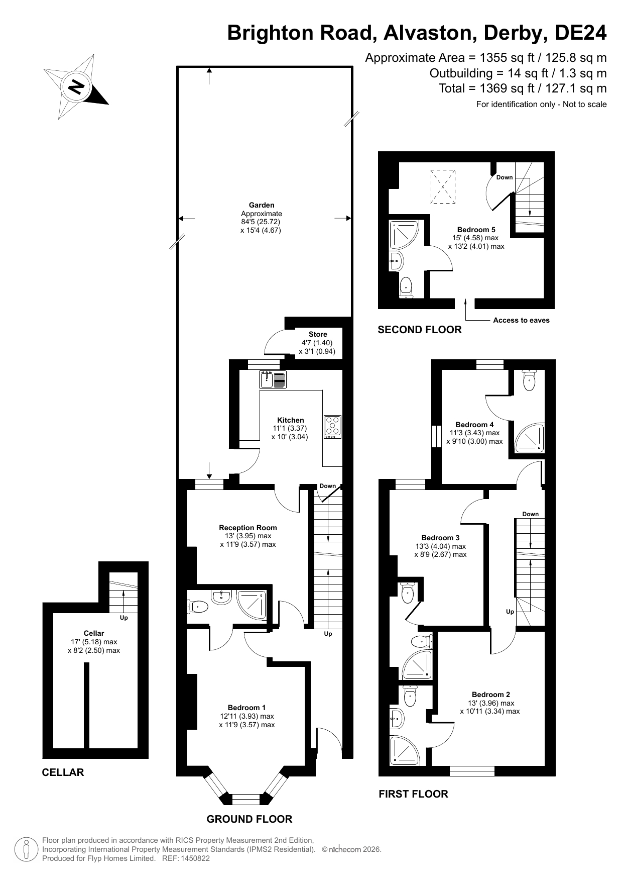 150, Brighton Road, Derby floorplan