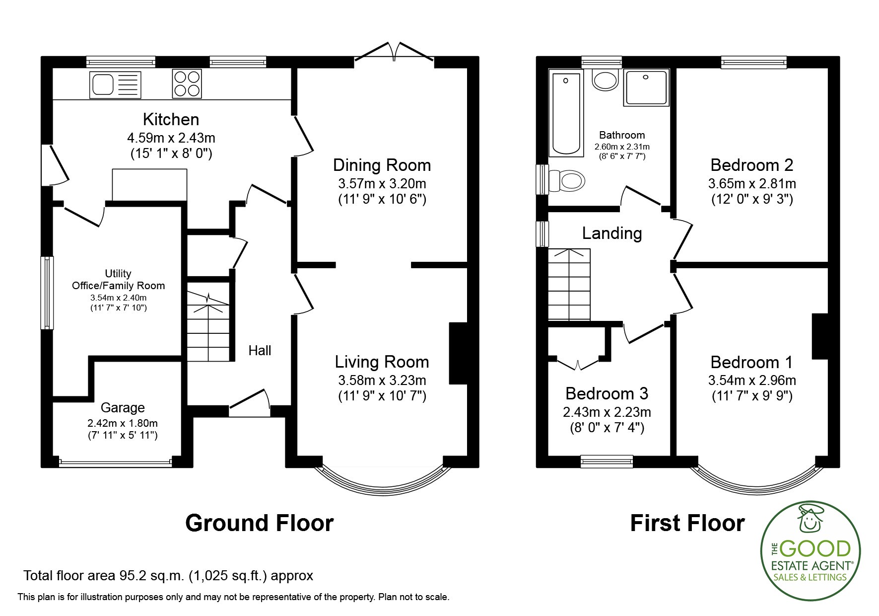 13, Windermere Road, Handforth floorplan