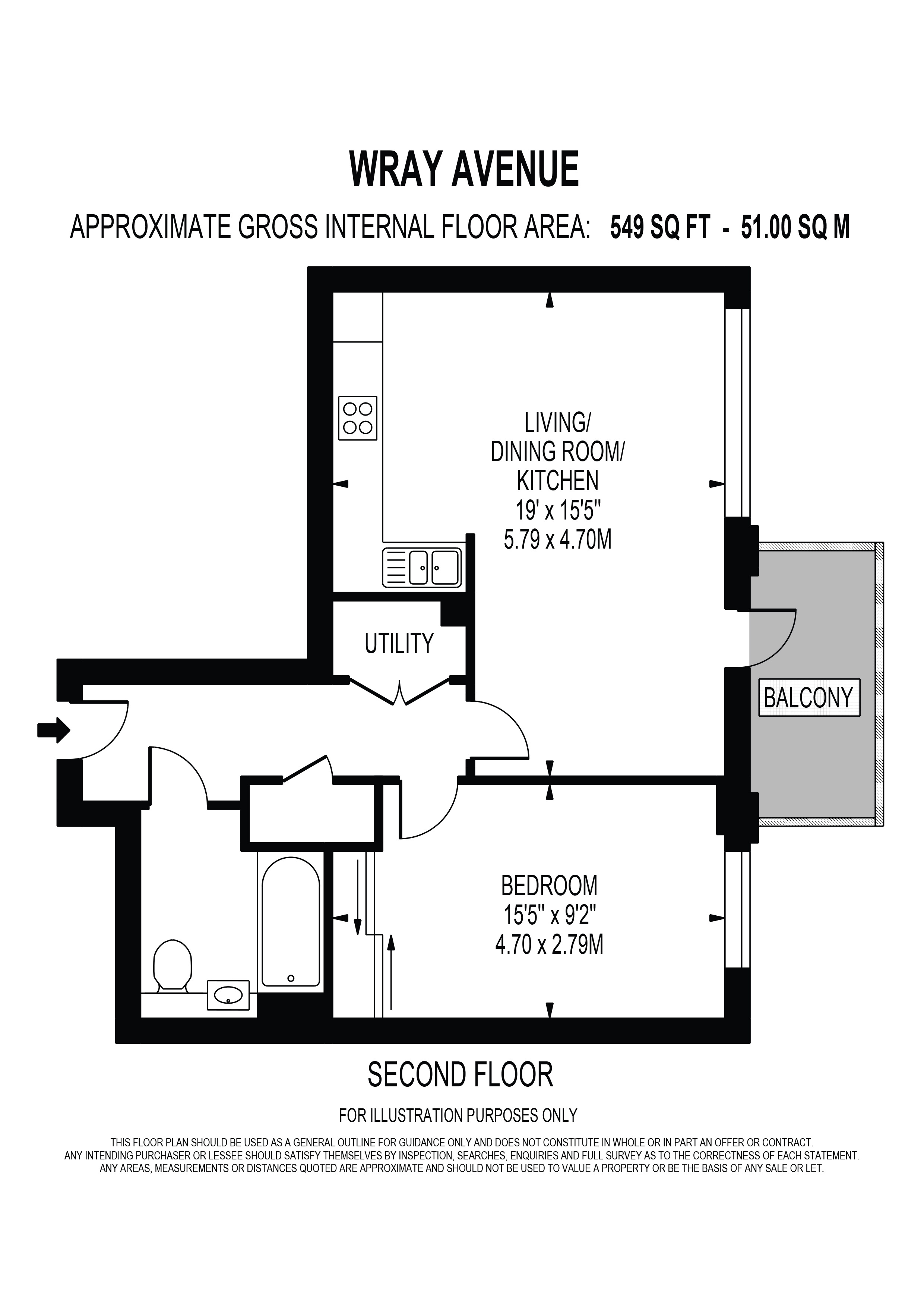 Wray Avenue, London, E16 floorplan