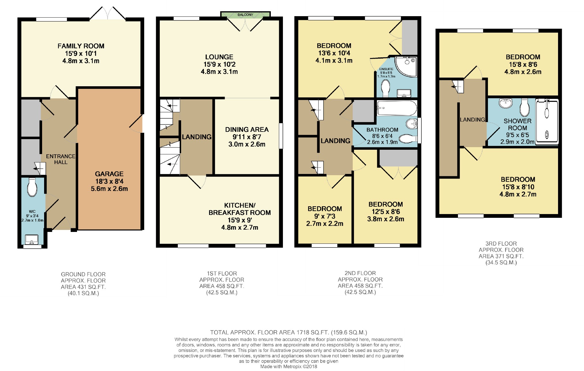 5 Bedrooms Semi-detached house for sale in Lilbourne Drive, Hertford, Herts SG13