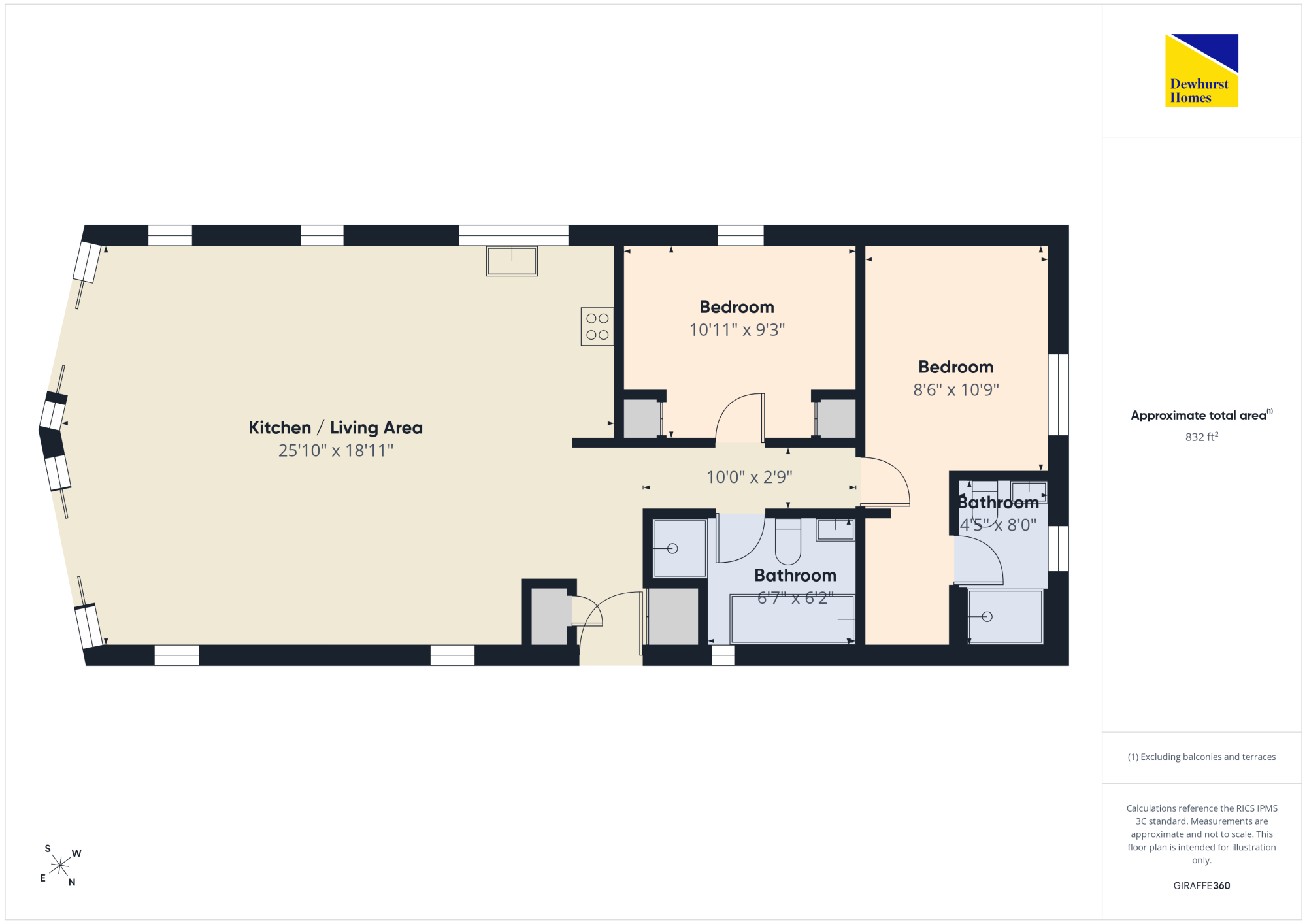 19, Waterfront Lodge, Garstang floorplan