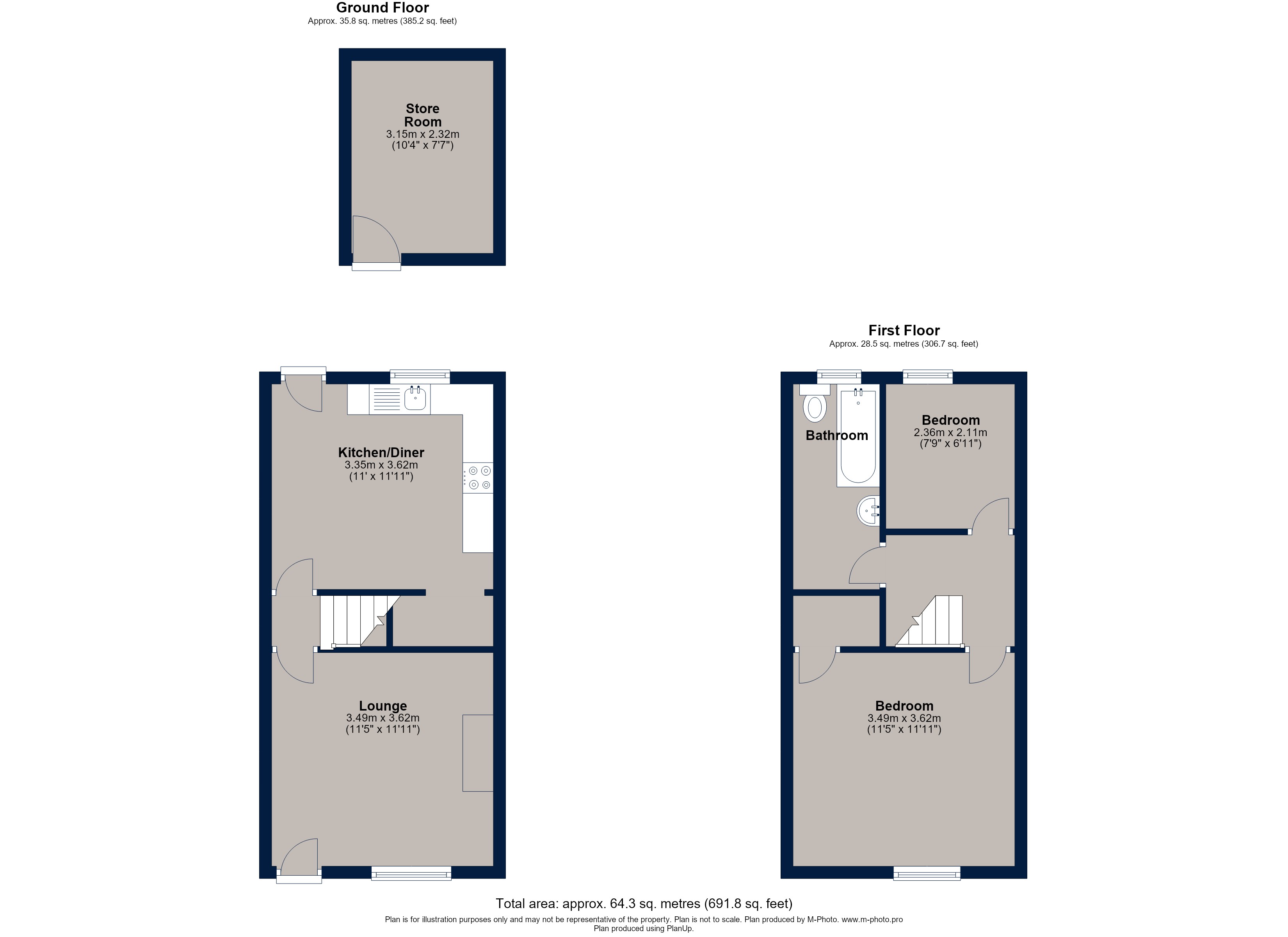 78, West Street, Peterborough floorplan