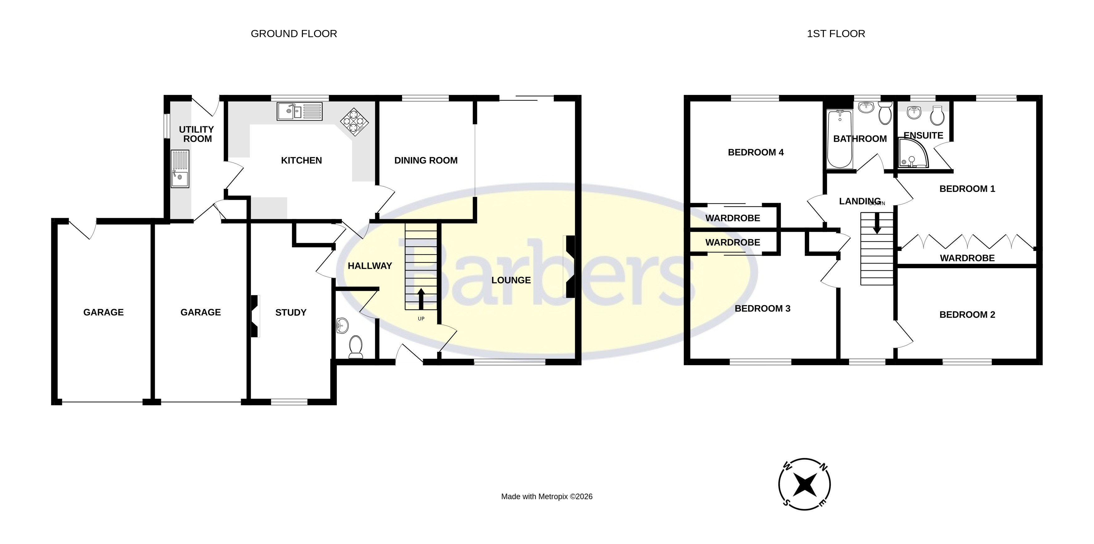 4, Manor Farm, Telford floorplan